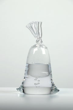 Mini Glass Water Bag - Hyperreal glass sculpture