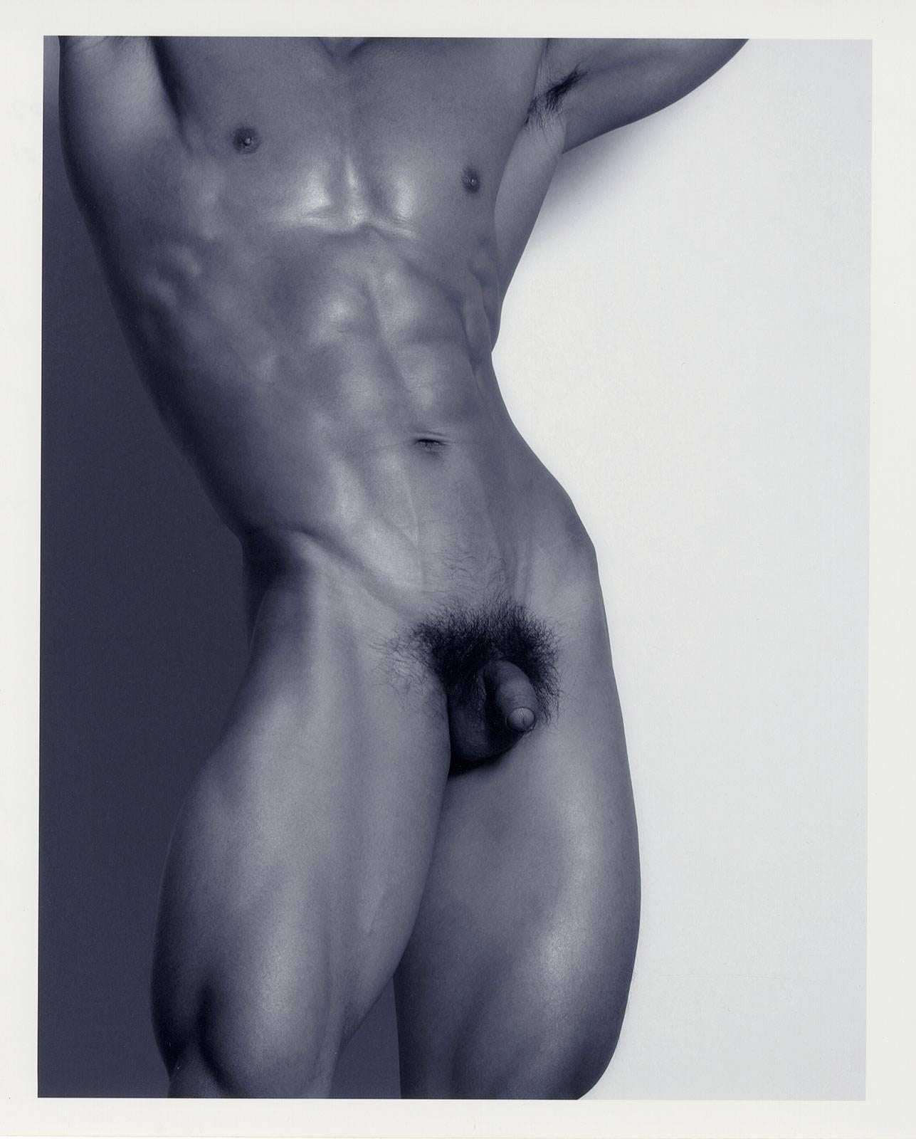 Dylan Ricci Nude Photograph - David (full frontal male nude in a pose suggestive of classic sculpture)