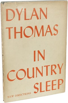 Dylan THOMAS. In Country Sleep & Other Poems. FIRST EDITION - 1952 - SIGNED