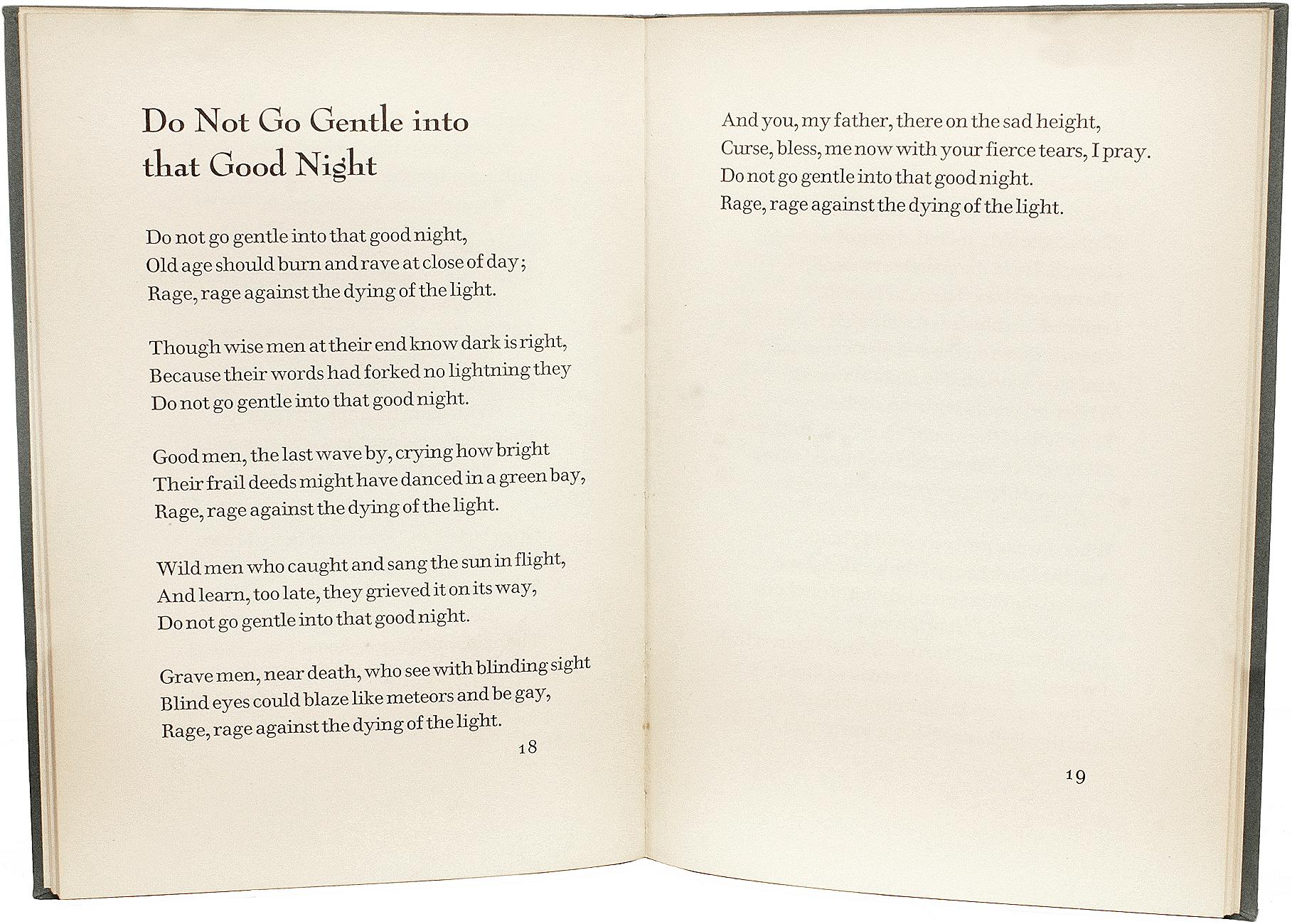 Dylan THOMAS. Dans Country Sleep et autres poèmes Première édition - 1952 - SIGNÉE en vente 1
