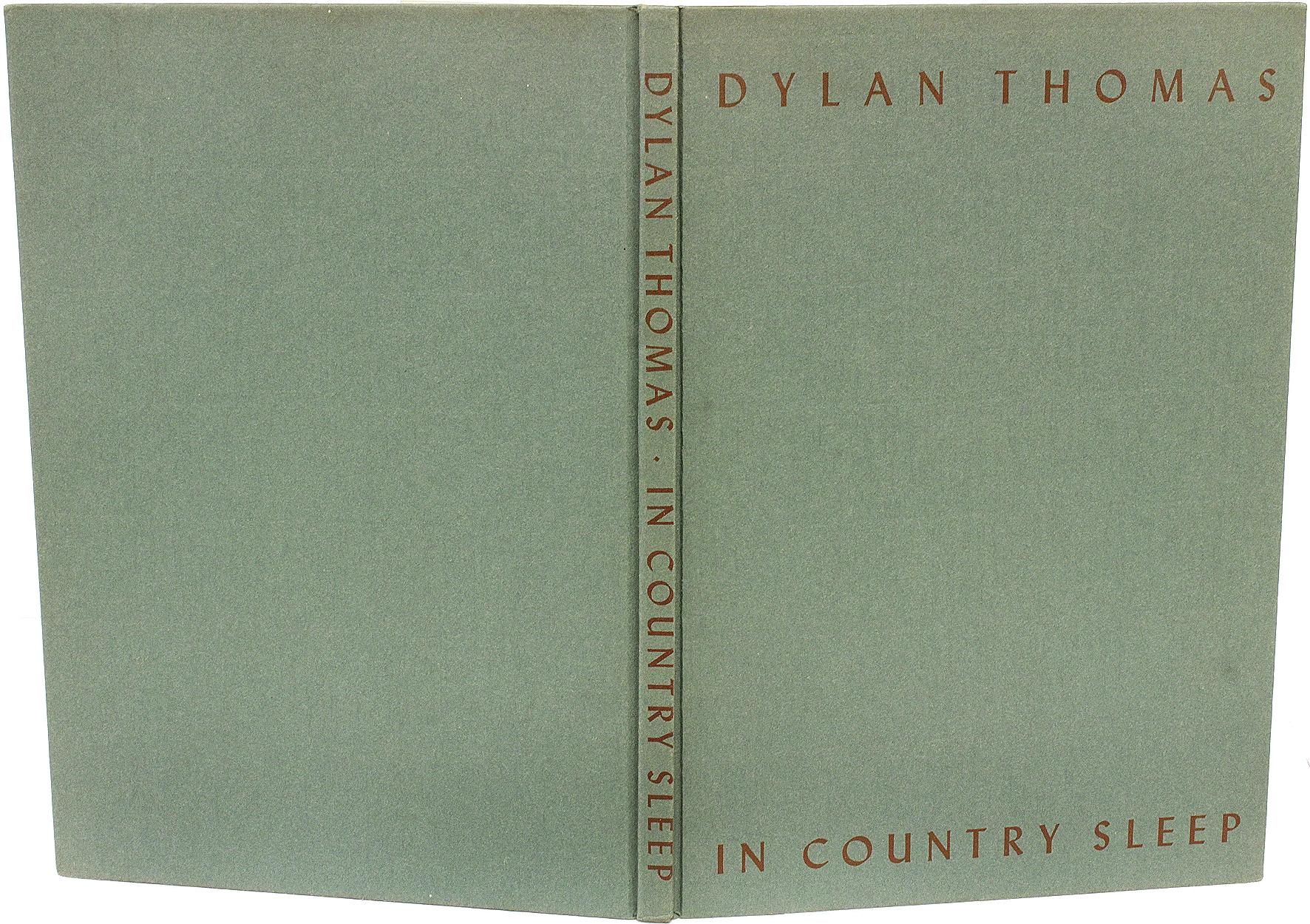 Dylan THOMAS. Dans Country Sleep et autres poèmes Première édition - 1952 - SIGNÉE en vente 2