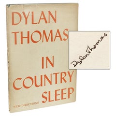 Dylan THOMAS. In Country Sleep & Other Poems. FIRST EDITION - 1952 - SIGNED