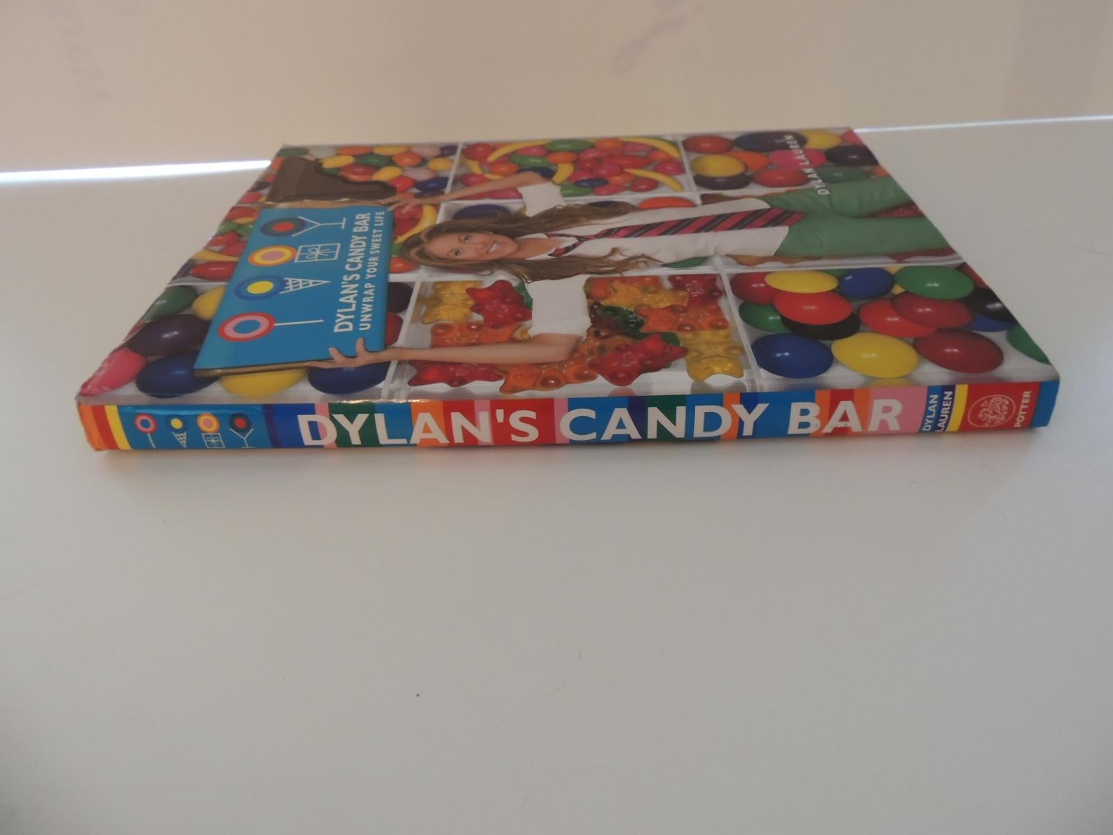 Dylan's Candy Bar Unwrap Your Sweet Life hardcover coffee table book
Publisher: Clarkson Potter; 1st edition (October 5, 2010)
Language: English
Hardcover: 224 pages
Dimensions: 9.31 x 0.8 x 12.3 inches.
 