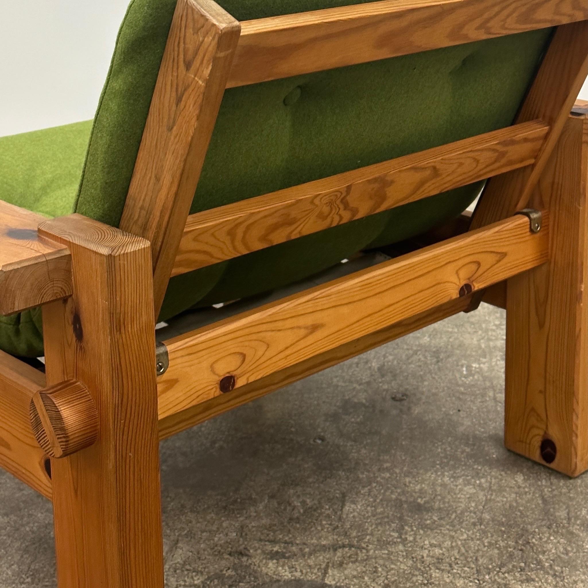Mid-Century Modern Dymling Swedish Pine Chair by Yngve Ekström for Swedese