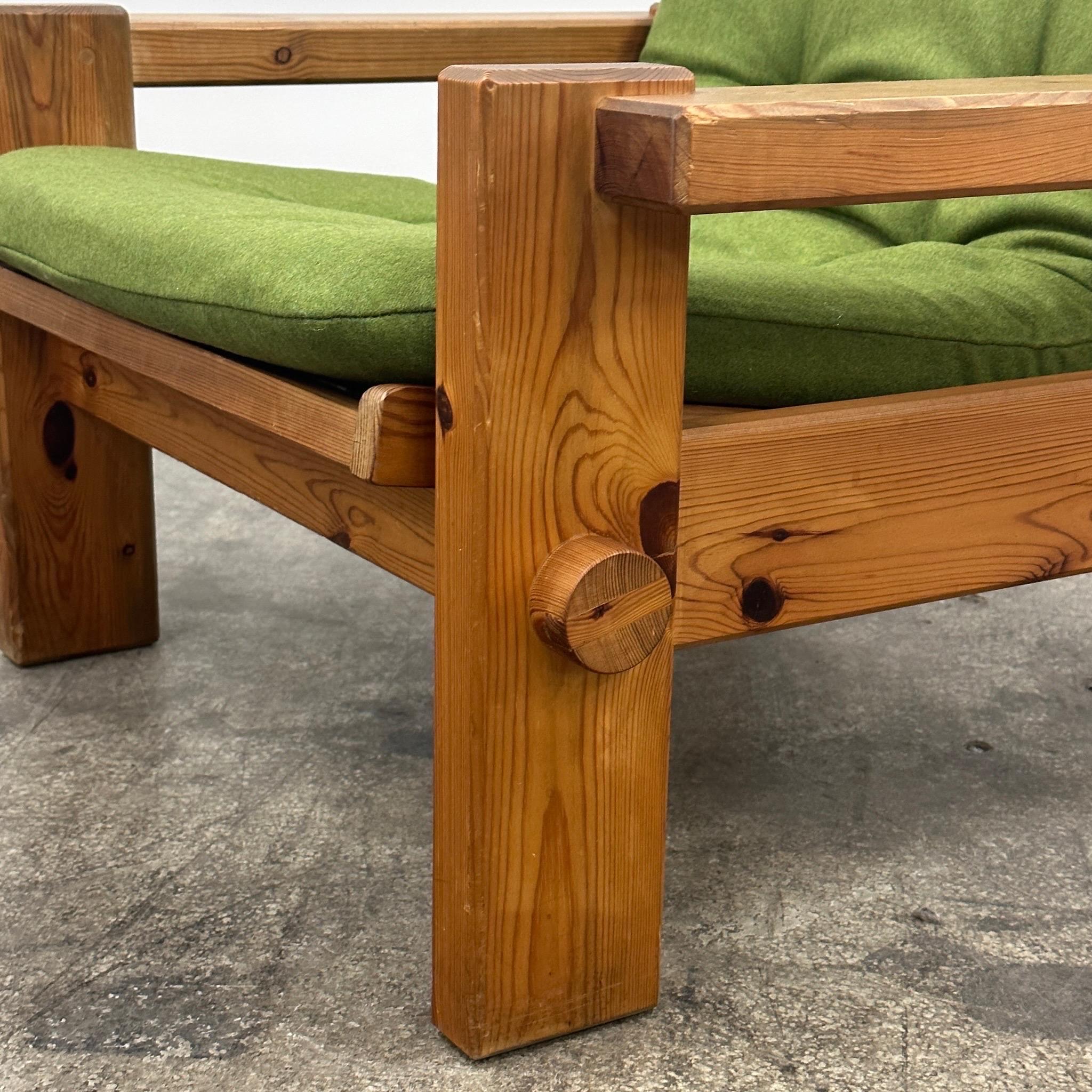 Late 20th Century Dymling Swedish Pine Chair by Yngve Ekström for Swedese