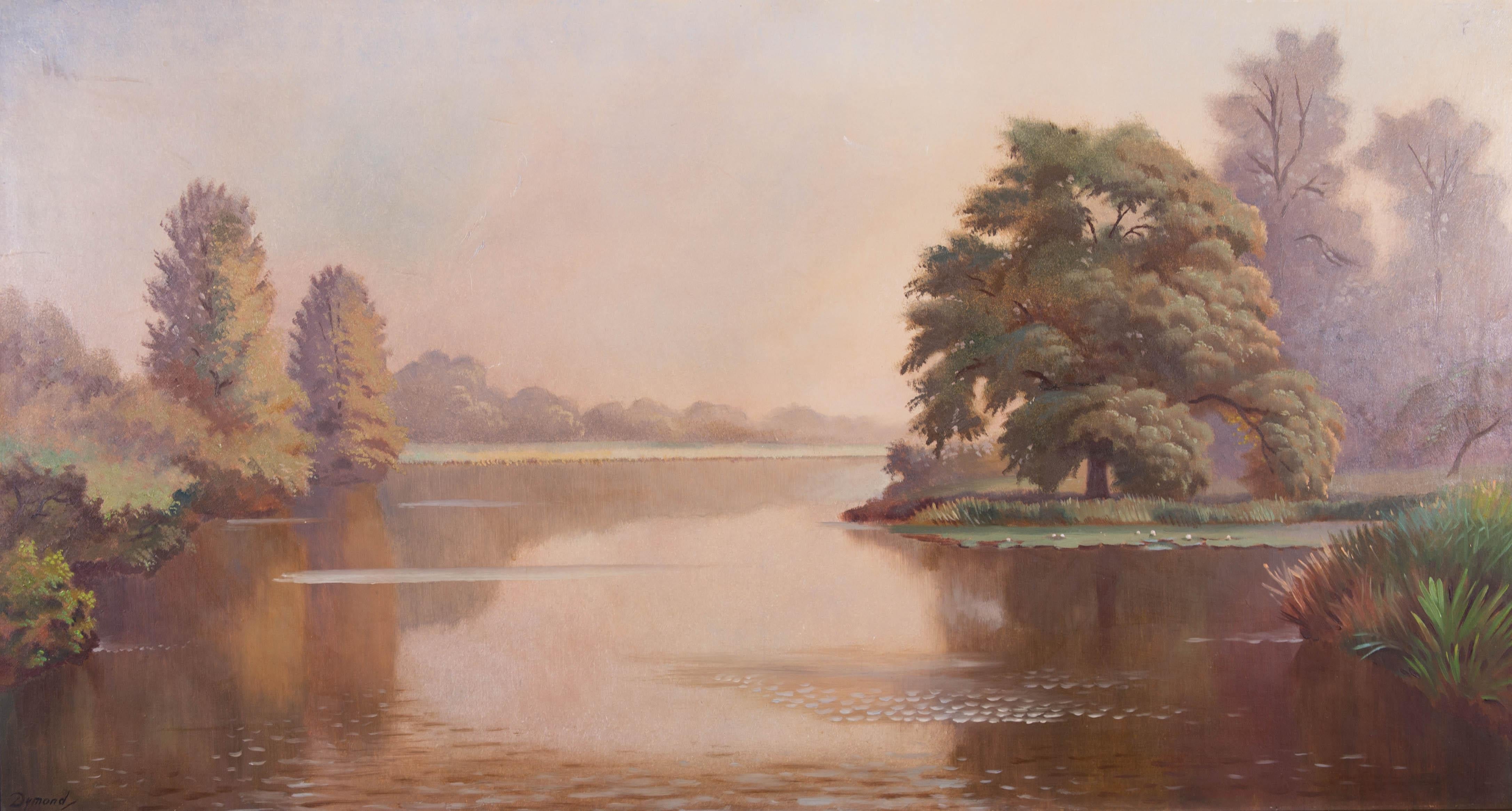 Dymond – Ölgemälde, Tranquil River, 20. Jahrhundert im Angebot 1