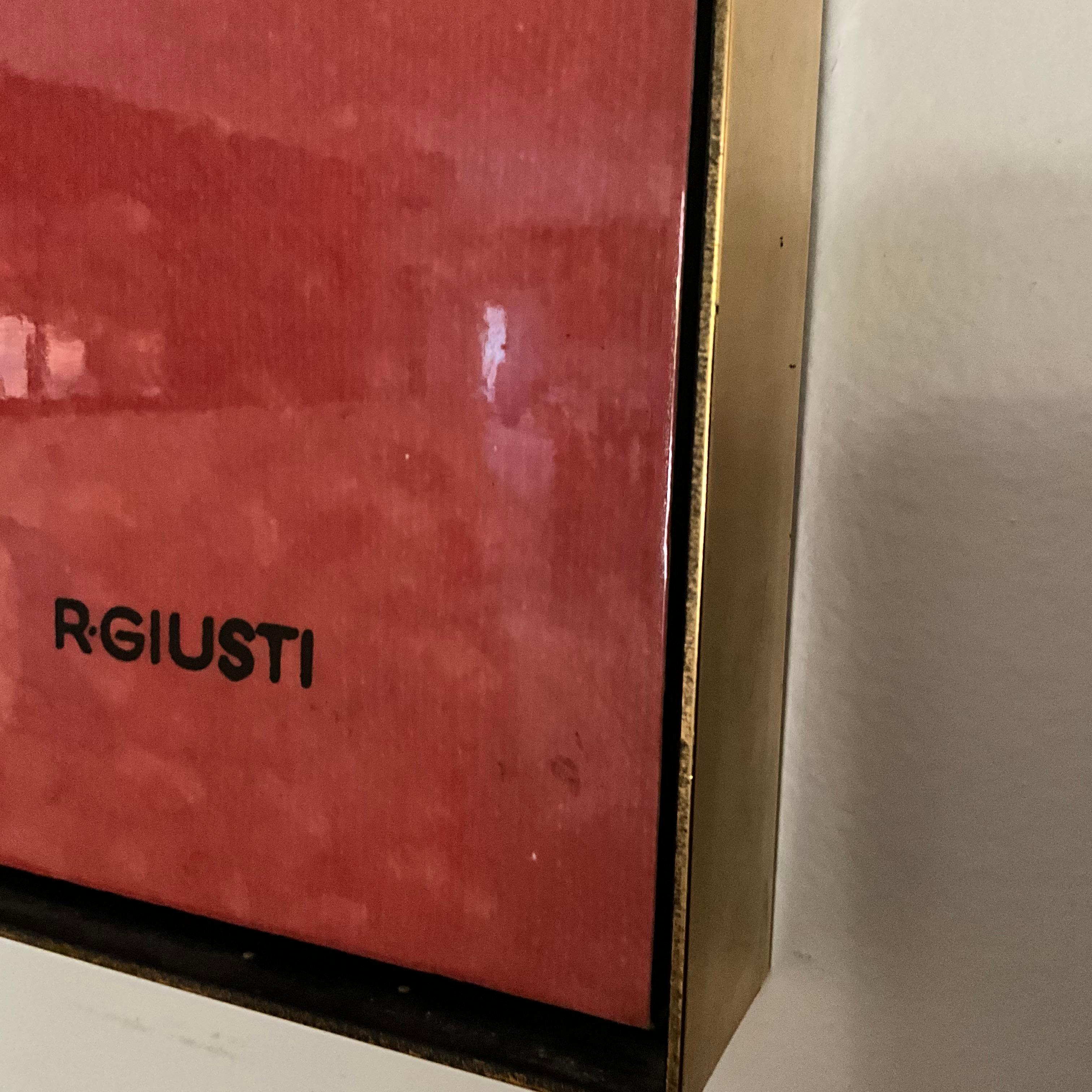 Movimiento Dinámico: Composite Tile Art de Robert Giusti (1977) finales del siglo XX en venta