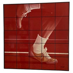 Dynamic Motion: Composite Tile Art by Robert Giusti (1977)