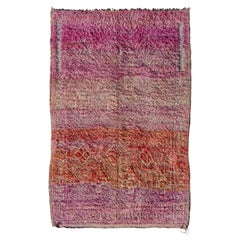 Dynamischer Ombre Beni M'Guild Marokkanischer Teppich Curated By Breuckelen Berber