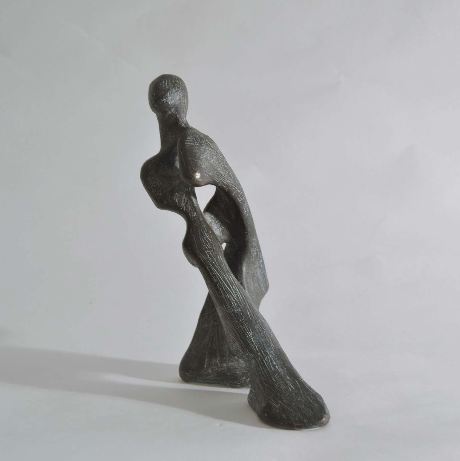 Dynamic Pair of Bronze Sculptures of Dancing Figures 5