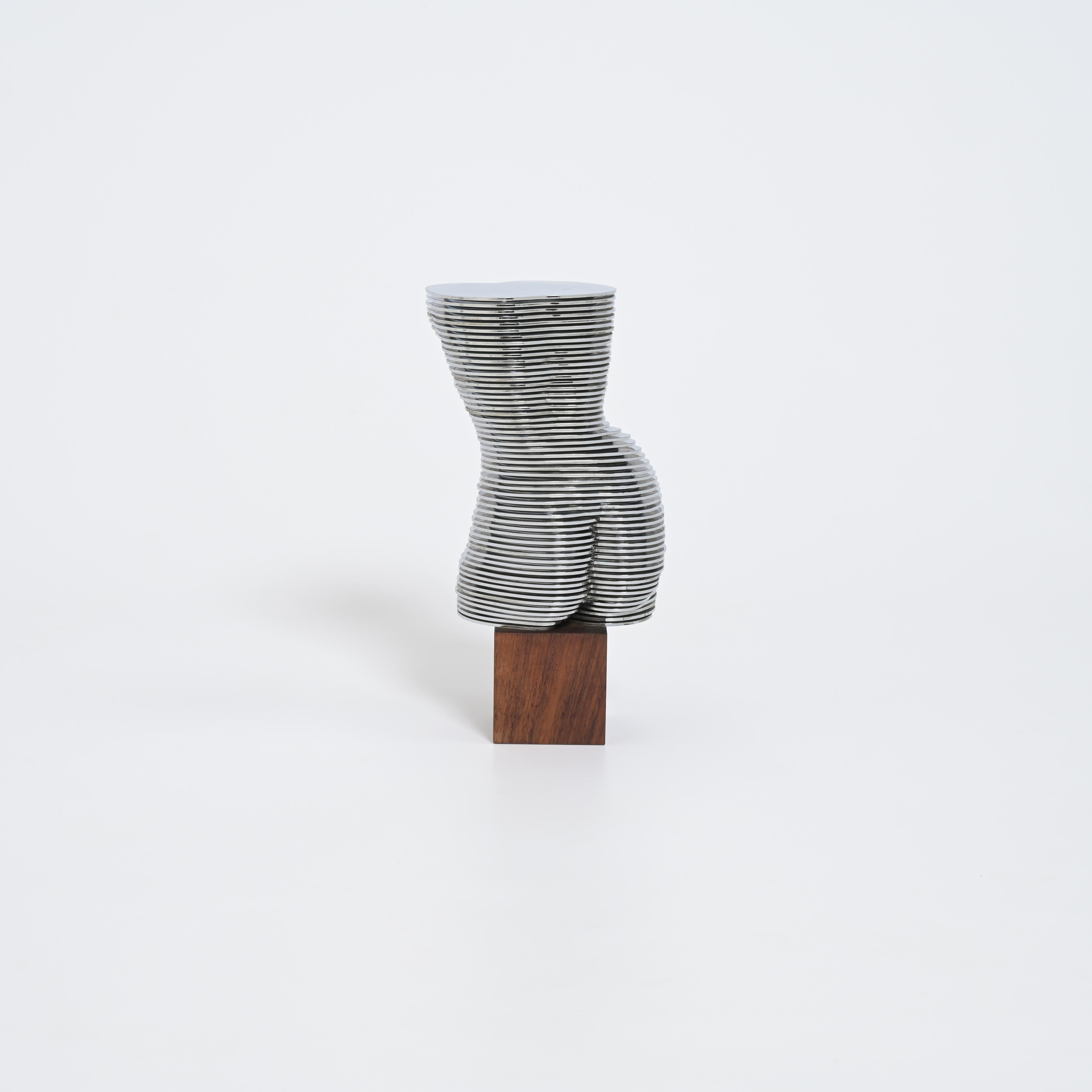 Fine XX secolo Scultura dinamica EVA di Otto Monestier, 1972