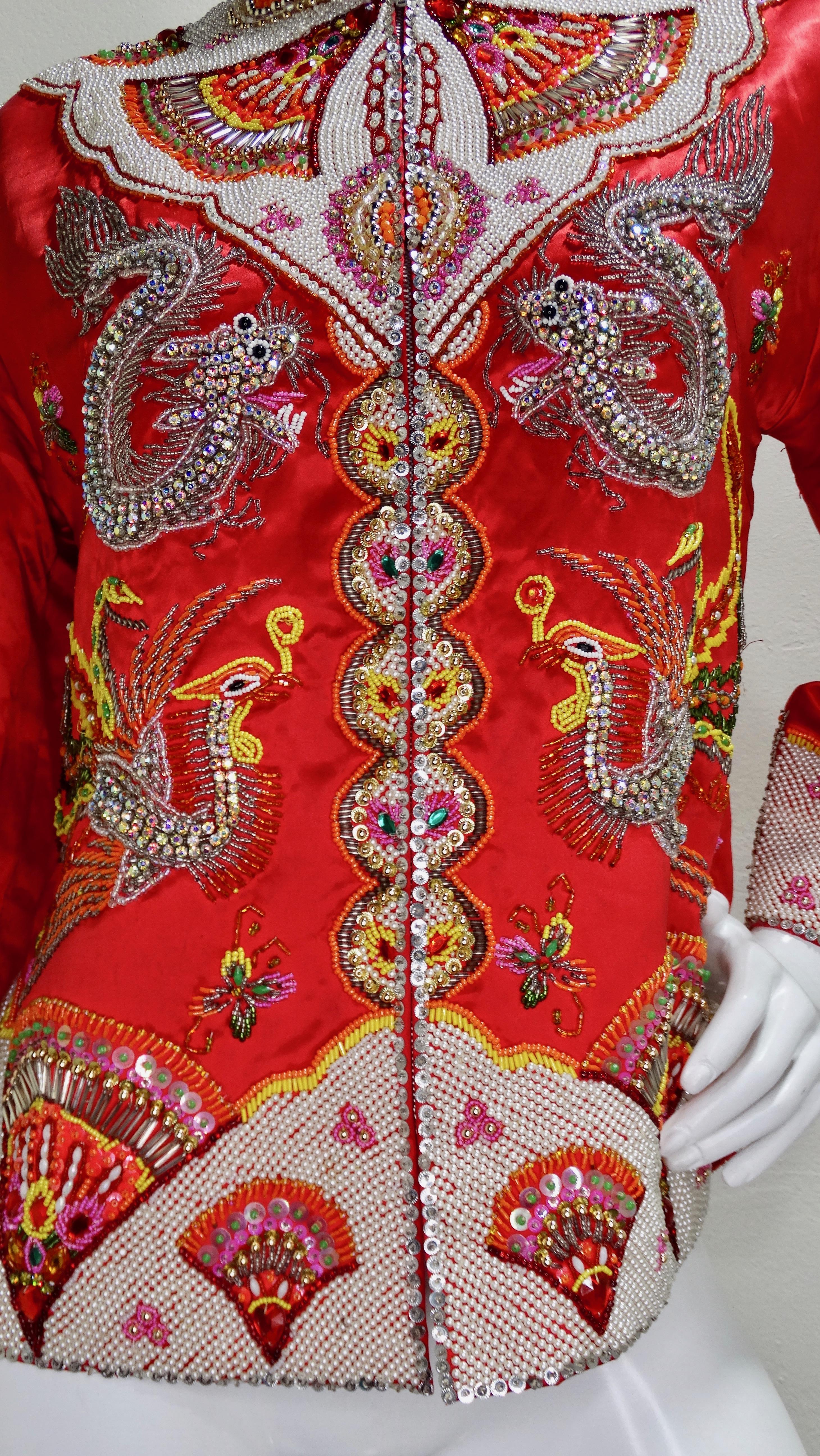 Dynasty 1960s Embellished Dragon Jacket  4