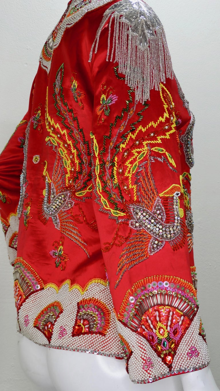 Dynasty 1960s Embellished Dragon Jacket at 1stDibs