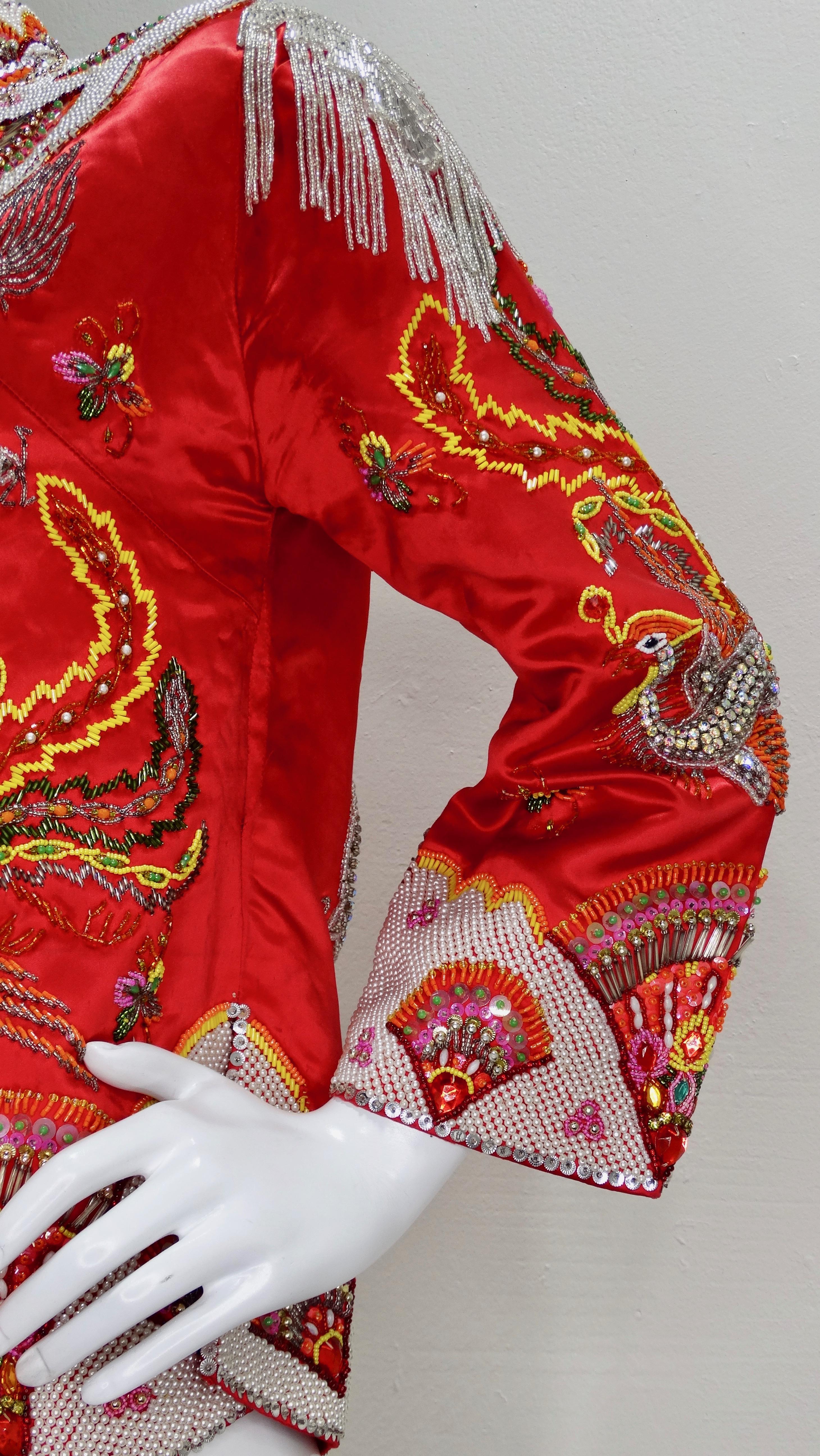 Dynasty 1960s Embellished Dragon Jacket  1