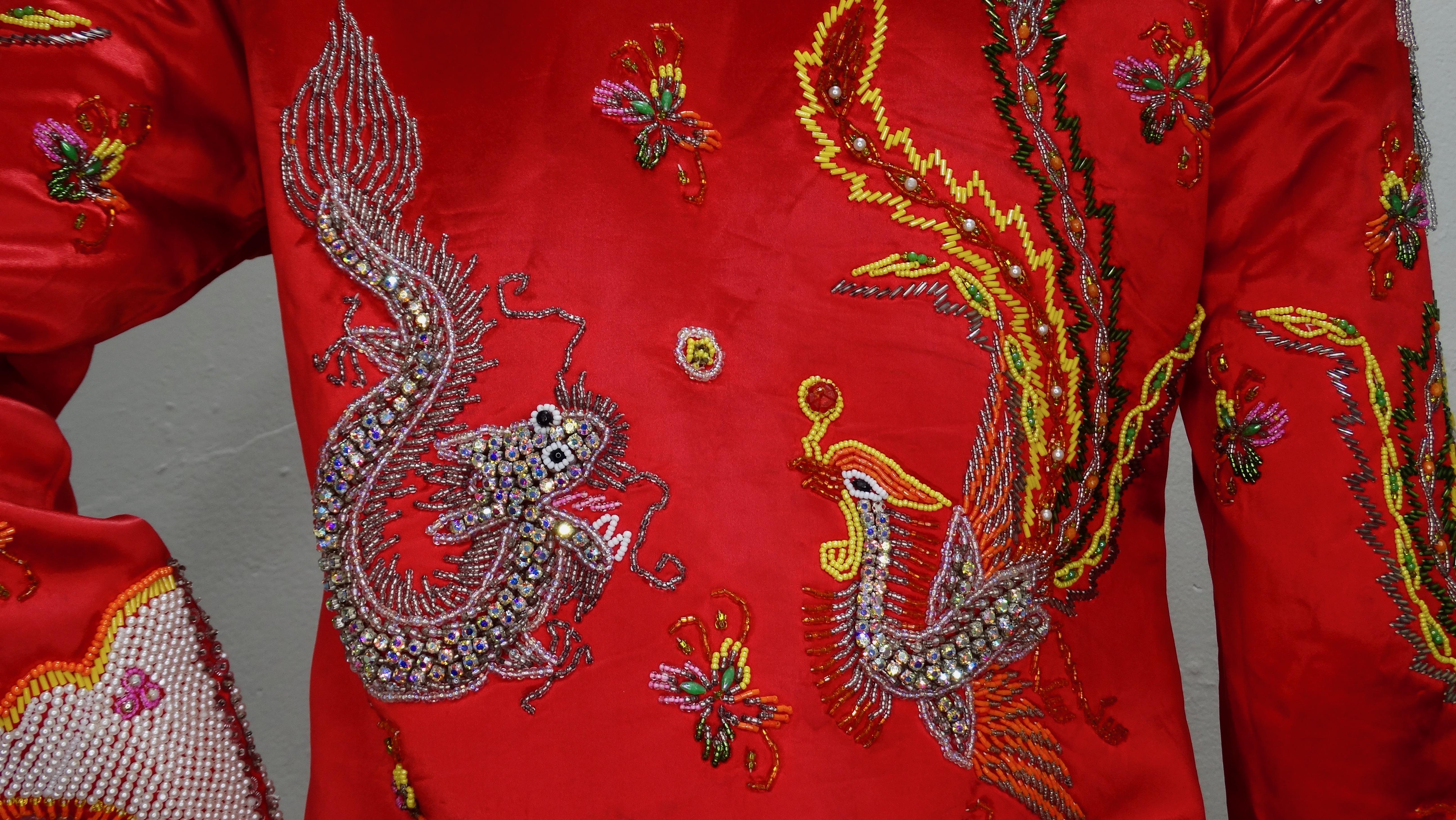 Dynasty 1960s Embellished Dragon Jacket  2