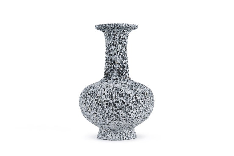 Dynasty Vase #1 - Metal Colored Aluminum Foam by Michael Young In New Condition For Sale In Beverly Hills, CA
