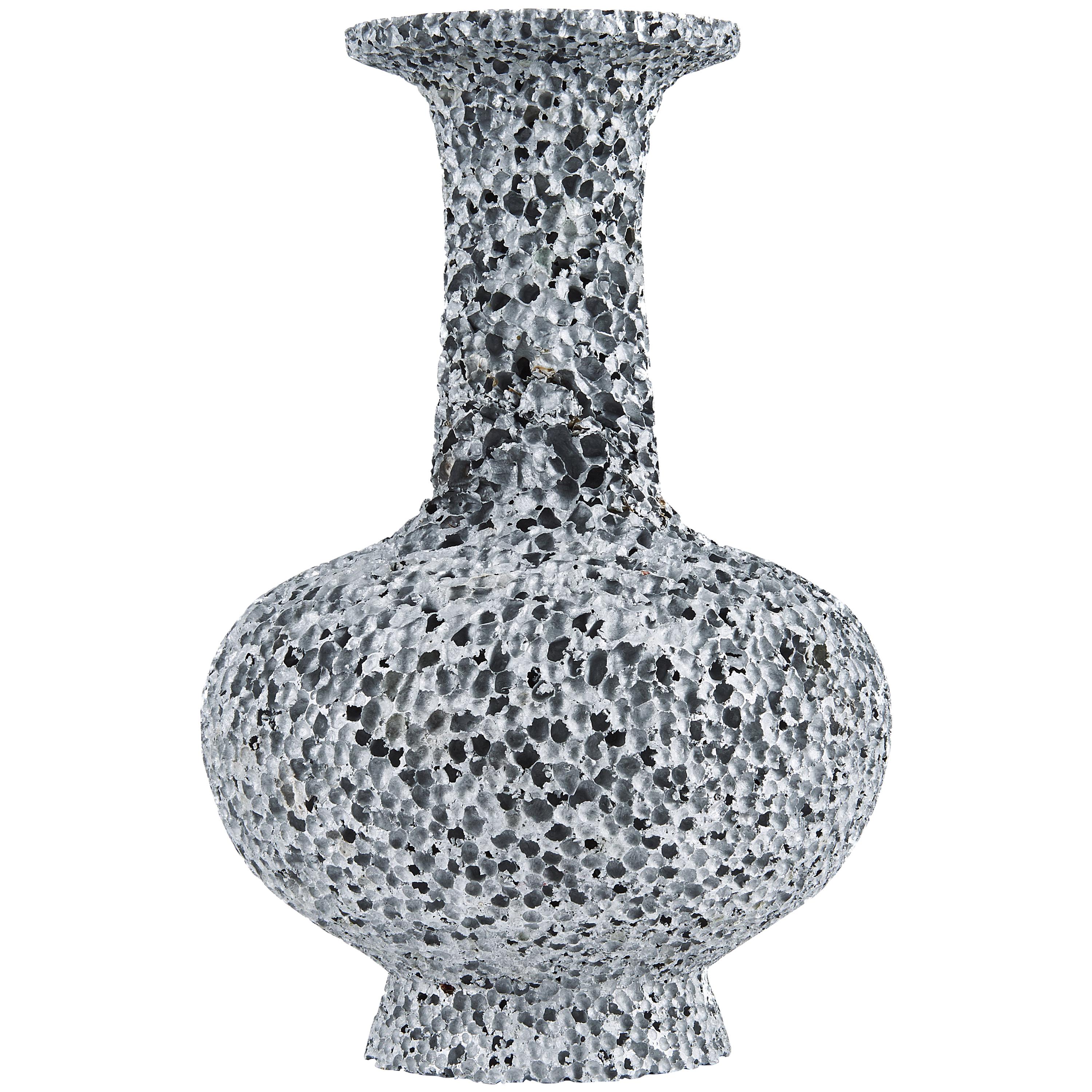 Dynasty Vase #1 - Metal Colored Aluminum Foam by Michael Young