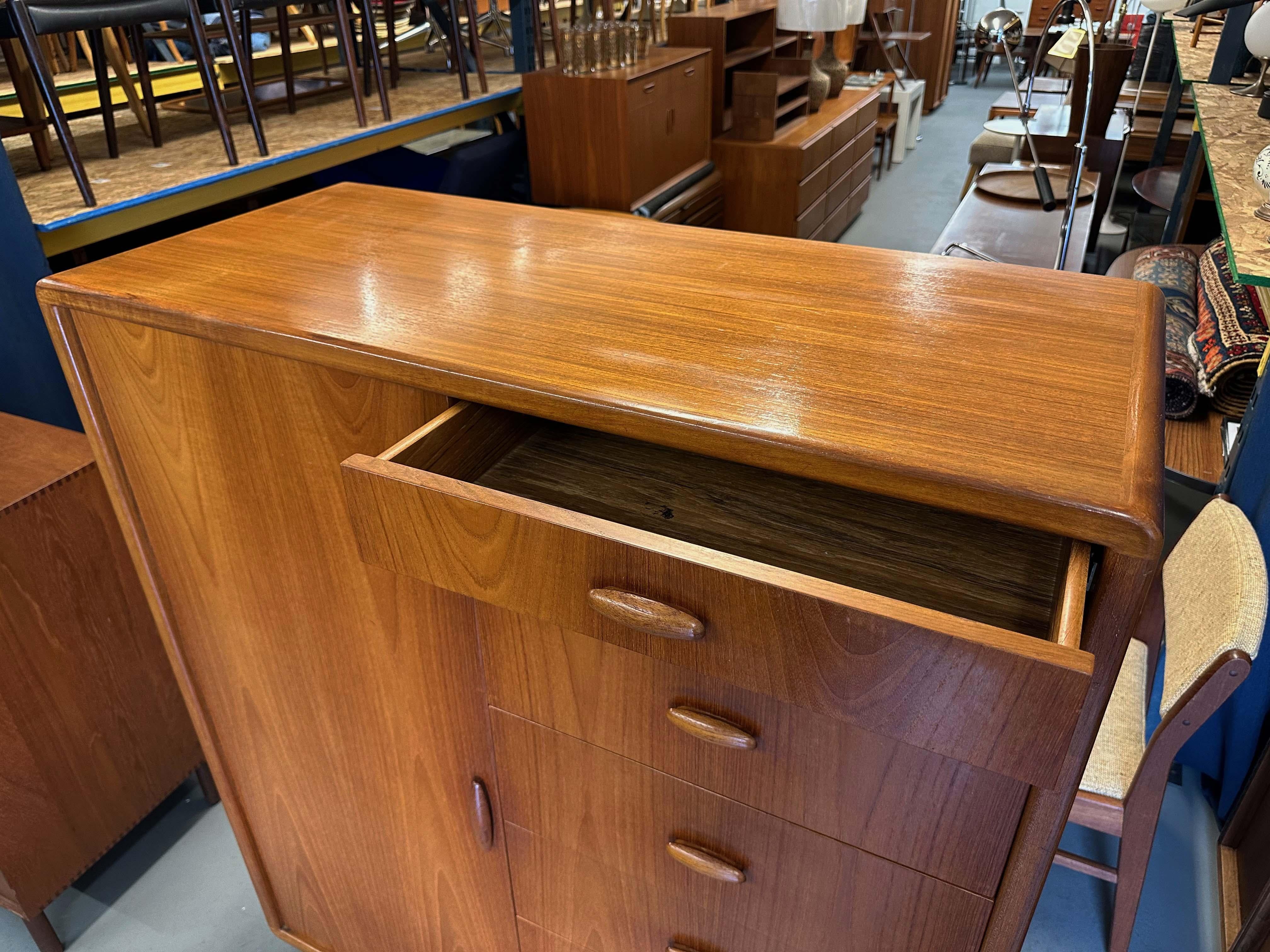 Mid-20th Century Dyrlund Danish Teak Gentleman’s Chest