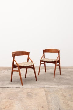 Dyrlund Dining Room Chairs Set of 2 Denmark, 1960