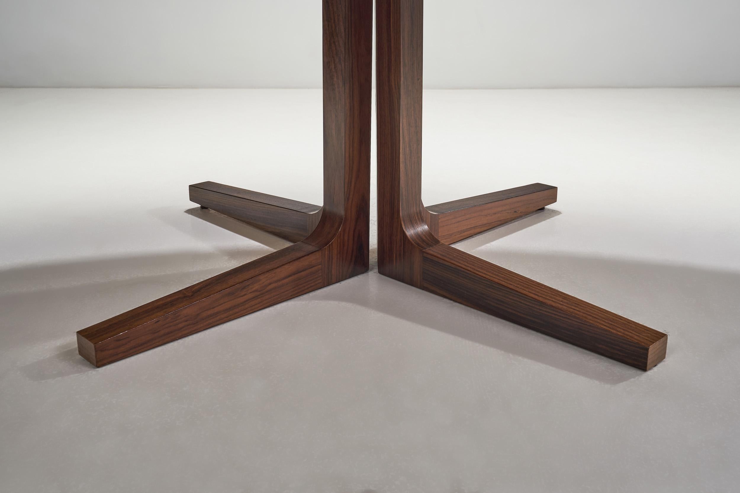 Dyrlund Extendable Dining Table from Solid Wood, Denmark ca 1960s 7