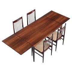 Dyrlund extendable dining table in rosewood Denmark 1960