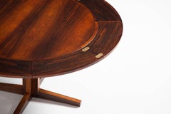 Dyrlund Flip Flap Lotus Dining Table Denmark 1960