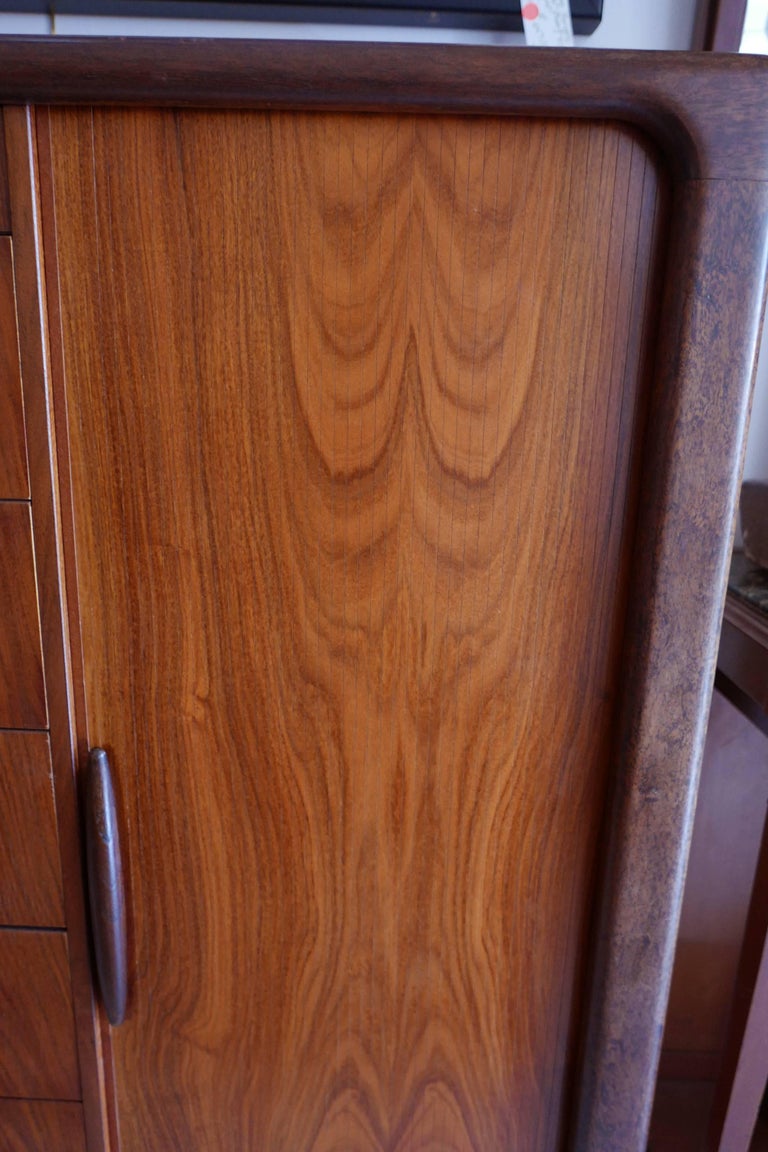 Dyrlund Highboy Hiboy Dresser Of Rosewood From Denmark