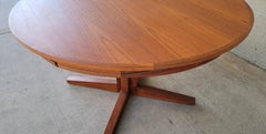 Dyrlund "Lotus" Teak Expanding Circular Dining Table