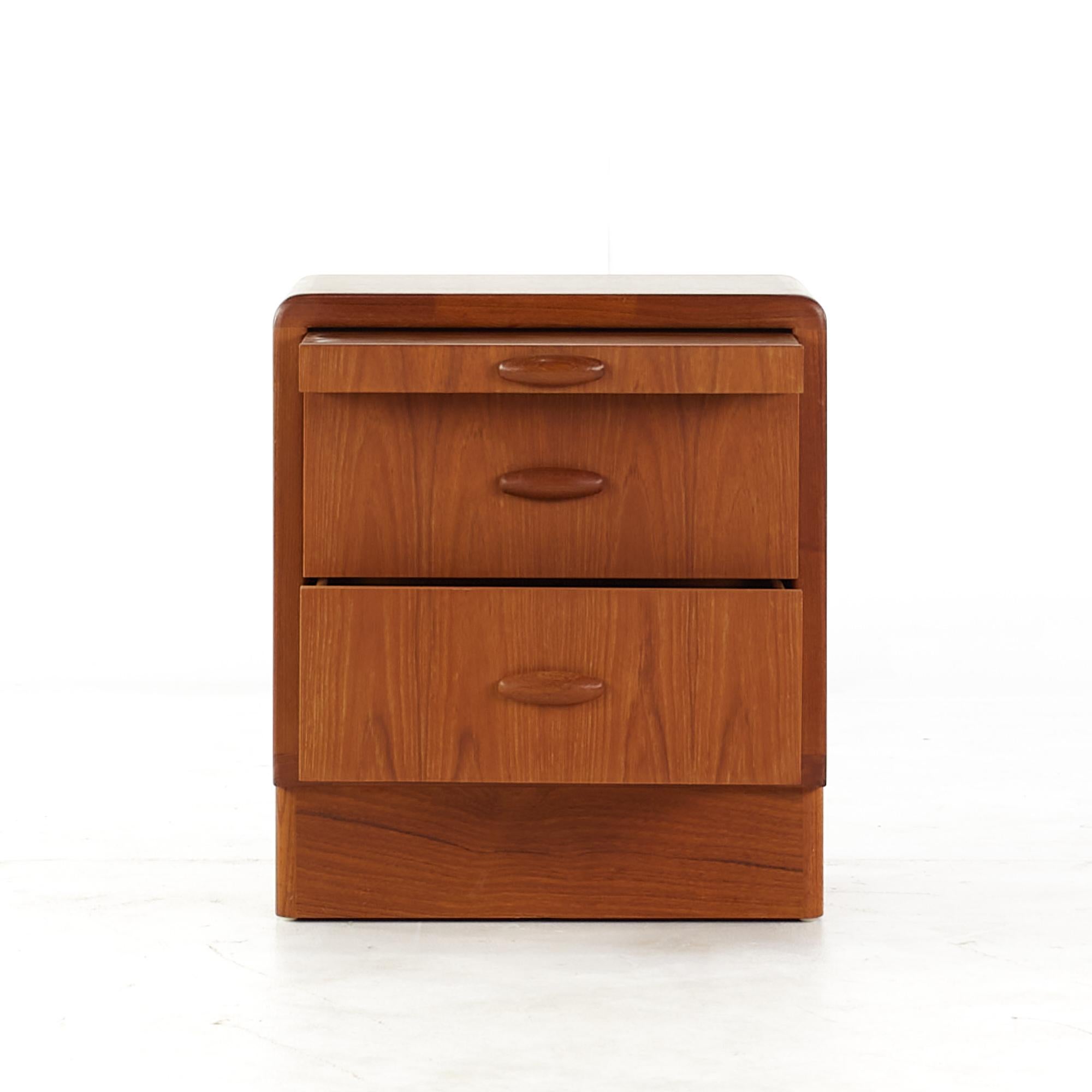 Dyrlund Mid-Century Danish Teak Nightstands, Pair 5