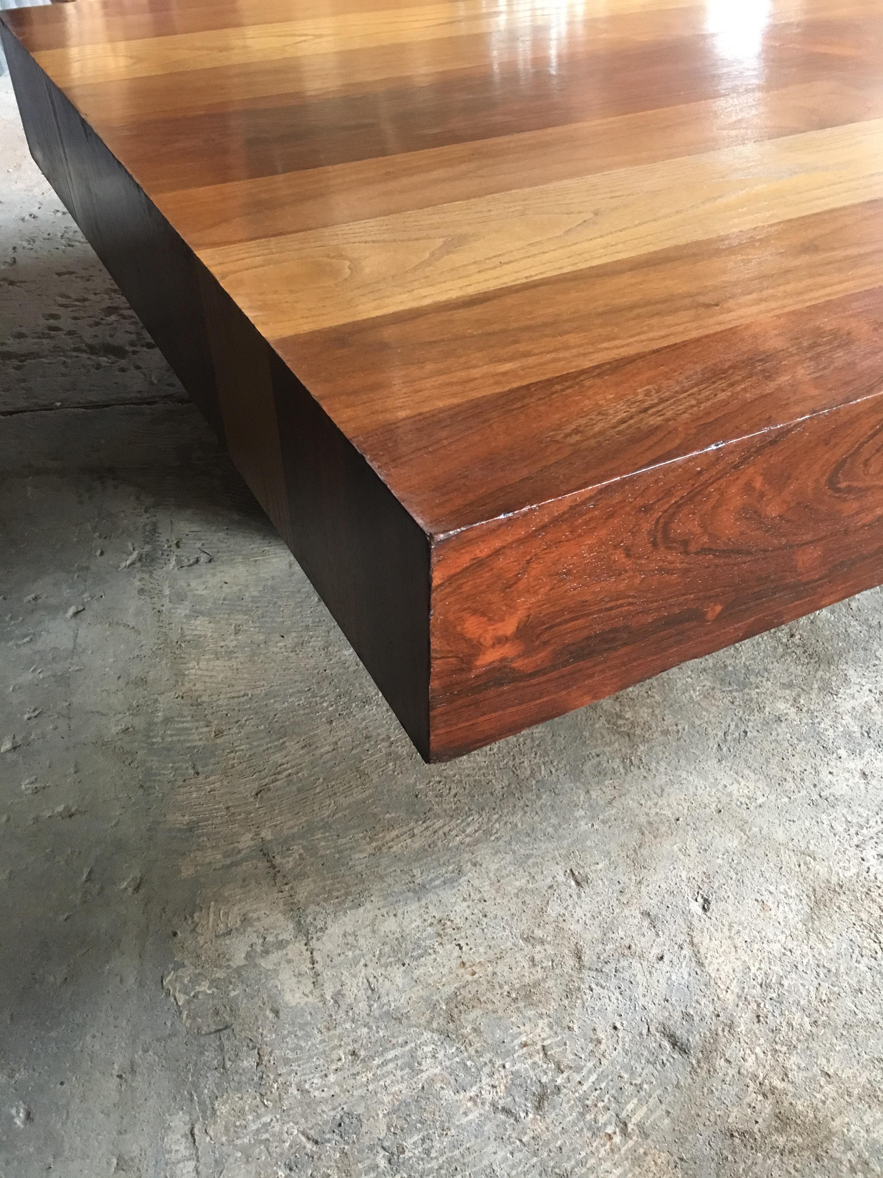 Dyrlund Mixed Wood Cocktail Table For Sale 5