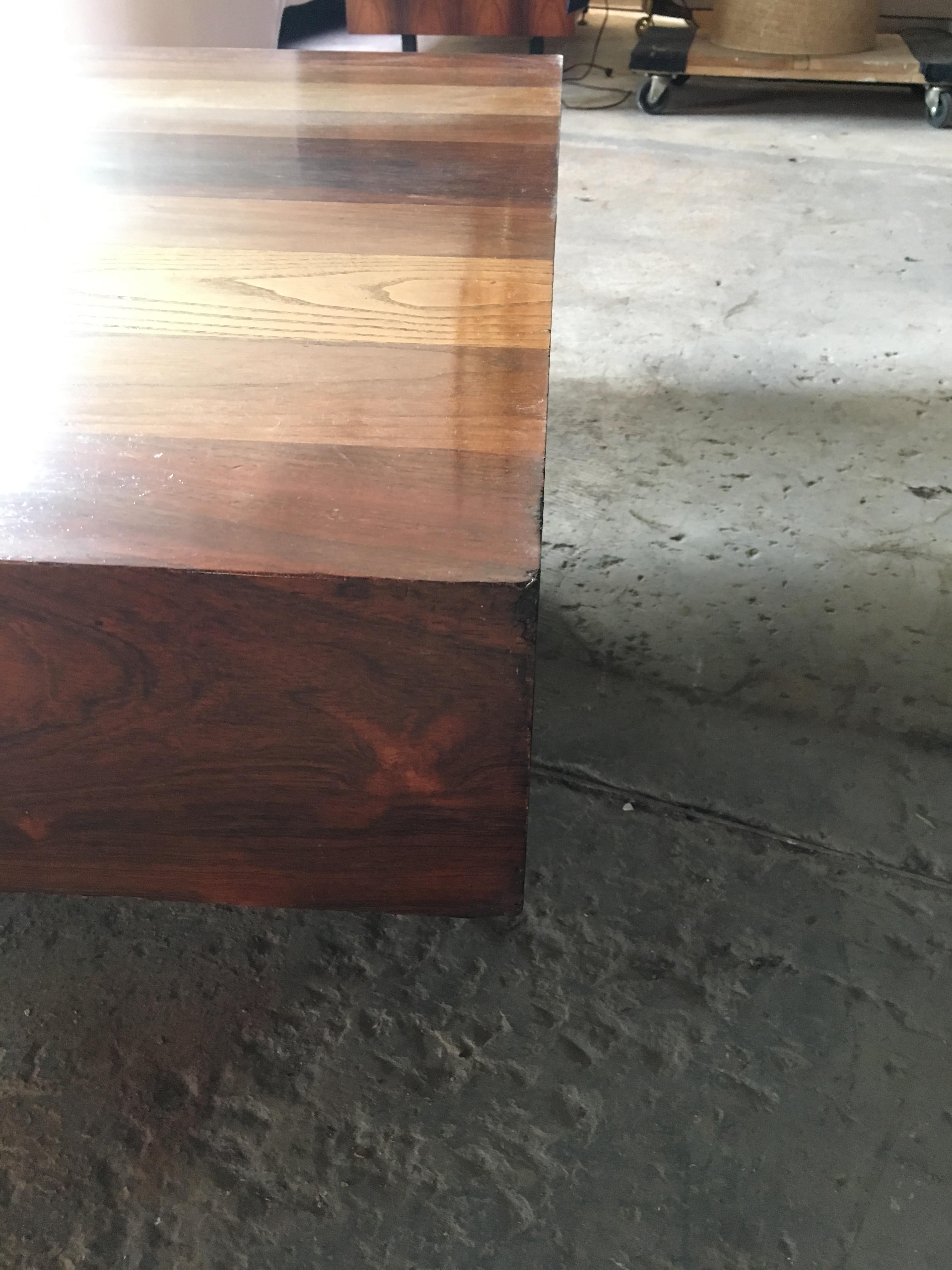 Dyrlund Mixed Wood Cocktail Table For Sale 7