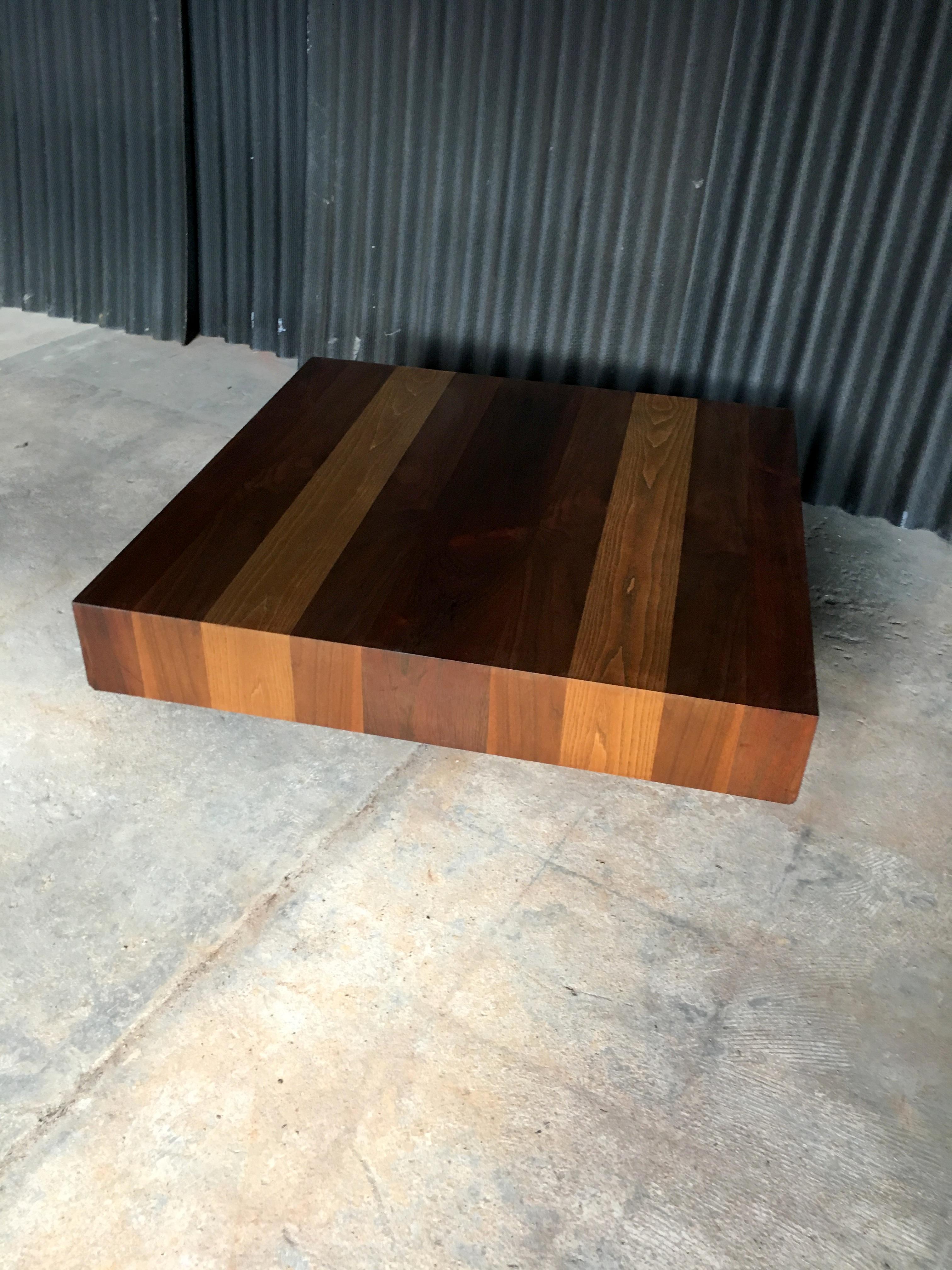 American Dyrlund Mixed Wood Cocktail Table For Sale