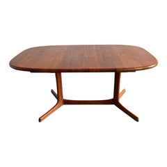 Dyrlund Oval Dining Table, Denmark 1970s