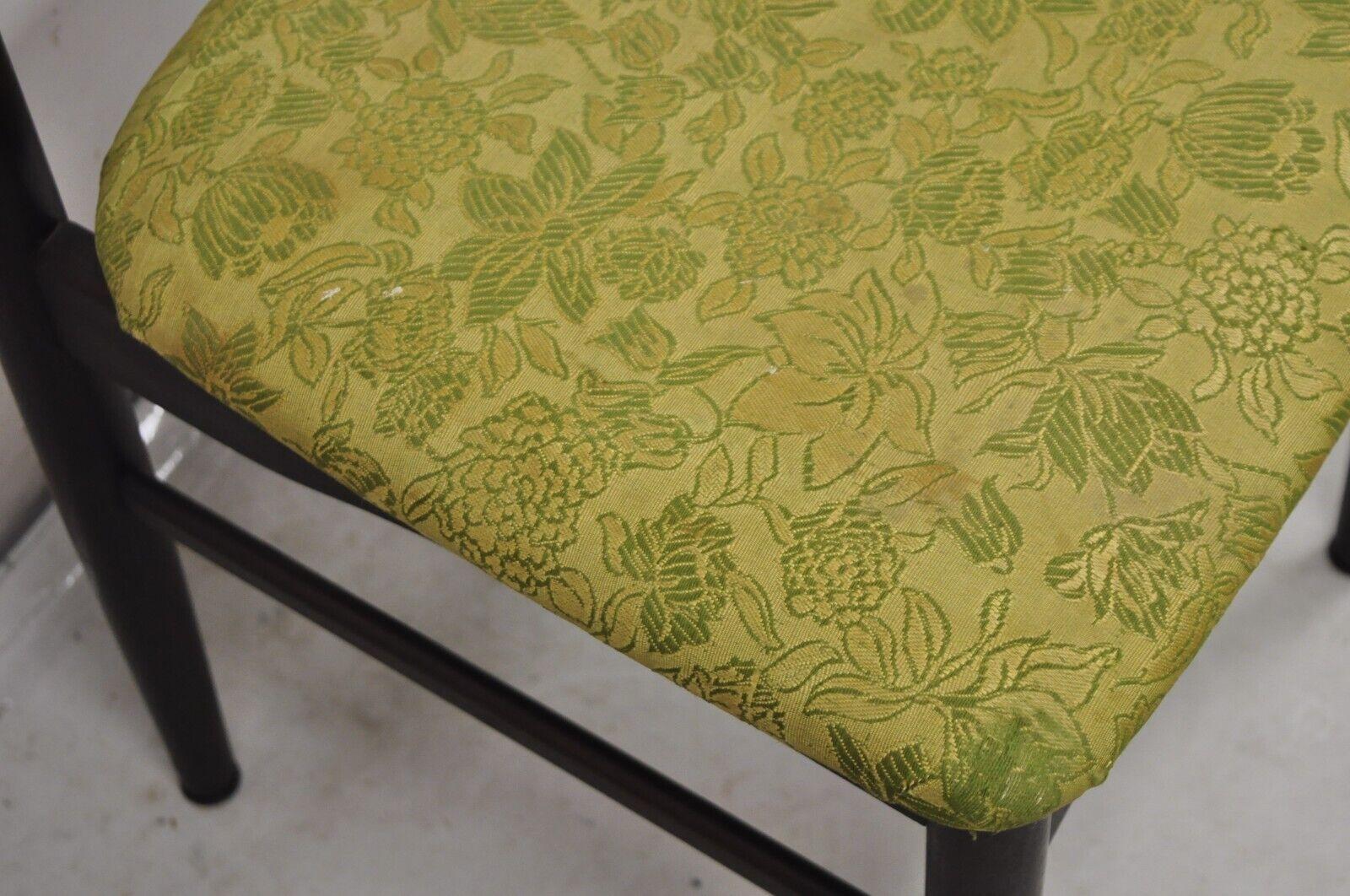 Dyrlund Rosewood Mid Century Danish Modern Curved Back Dining Side Chair im Angebot 1