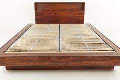 Dyrlund Style Mid Century Rosewood Queen Platform Bed