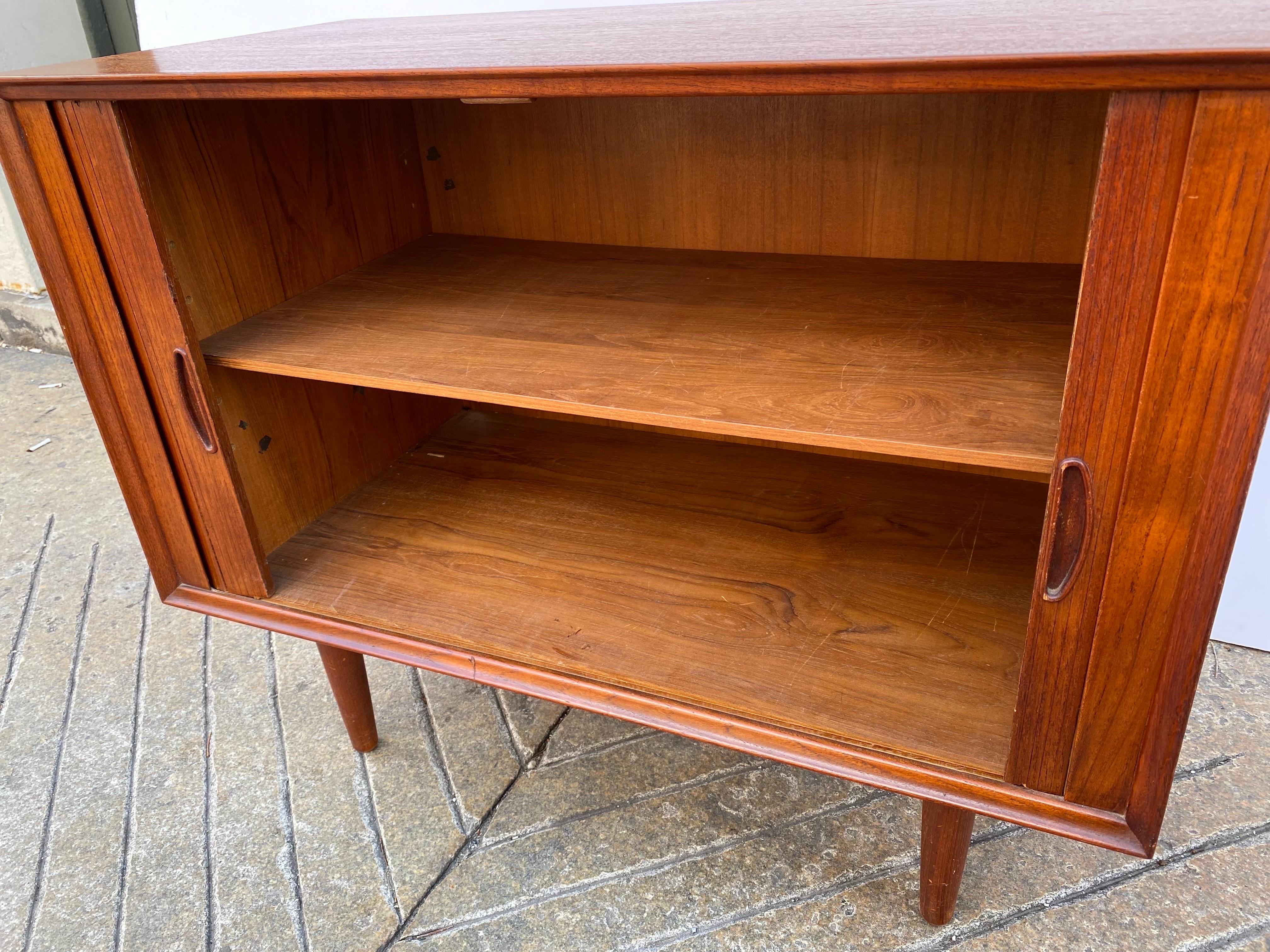 Dyrlund Tambour Door Cabinet In Good Condition In Philadelphia, PA