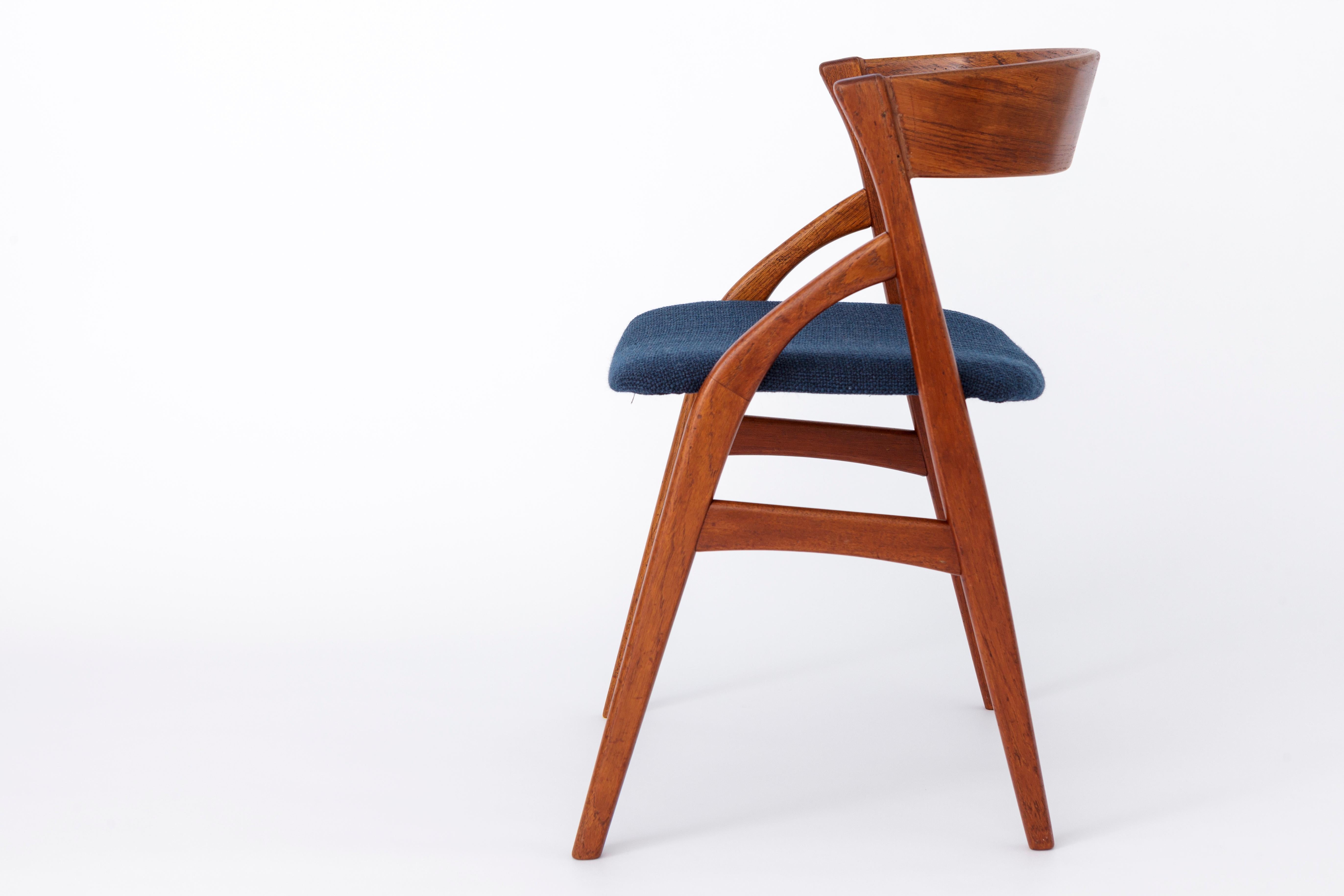 Dyrlund Teak Chair 1960s Vintage - Repaired In Good Condition In Hannover, DE
