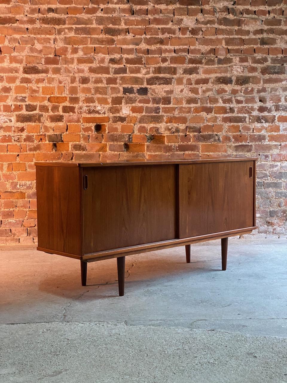 Mid-Century Modern Dyrlund Teak Sideboard Credenza Midcentury Danish, circa 1970s