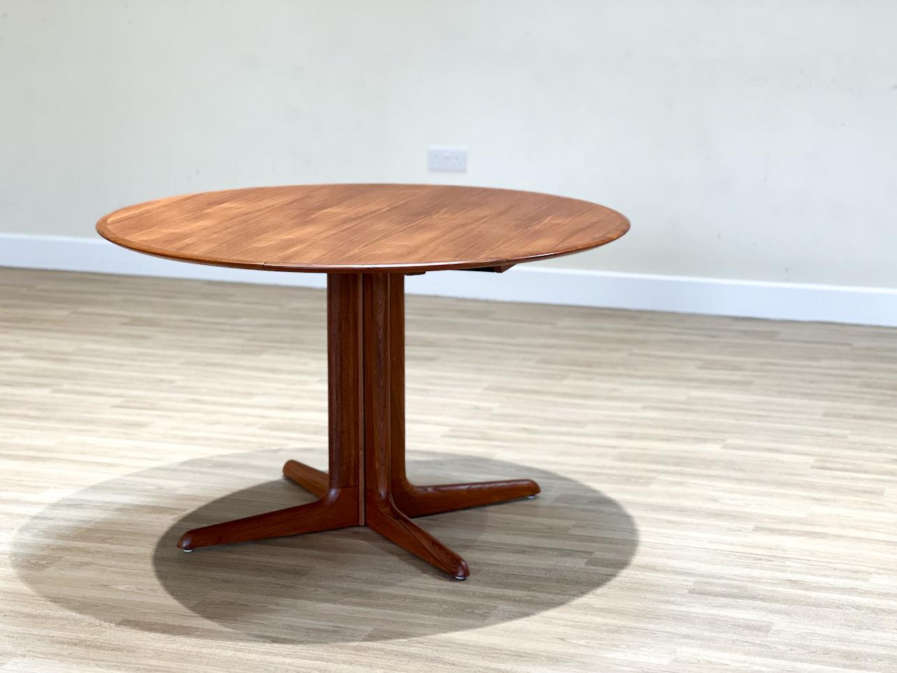 Danish Dyrlund teakwood table made in the 1960s For Sale