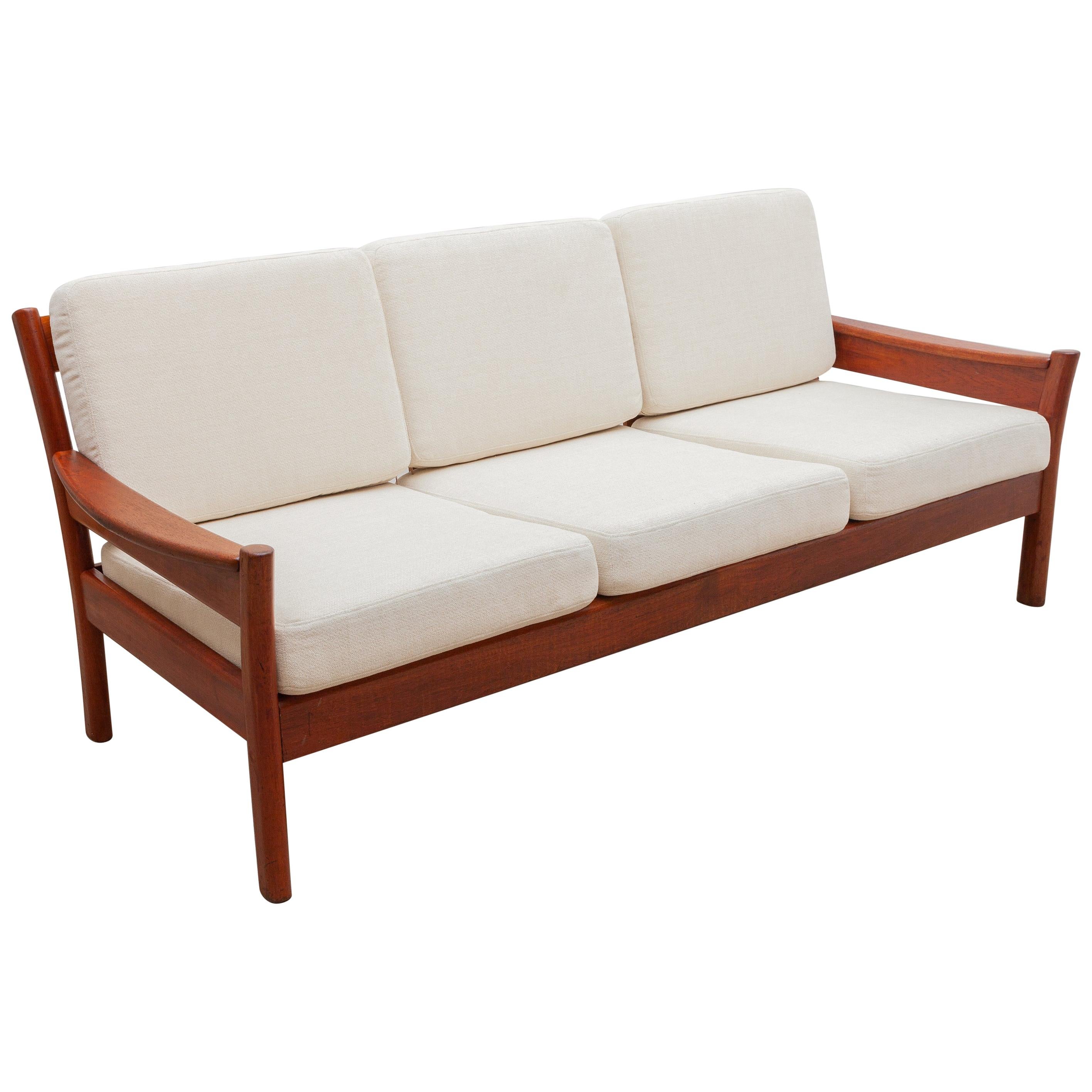 Dyrlund Dreisitzer-Sofa, 1950er Jahre, Dänemark im Angebot