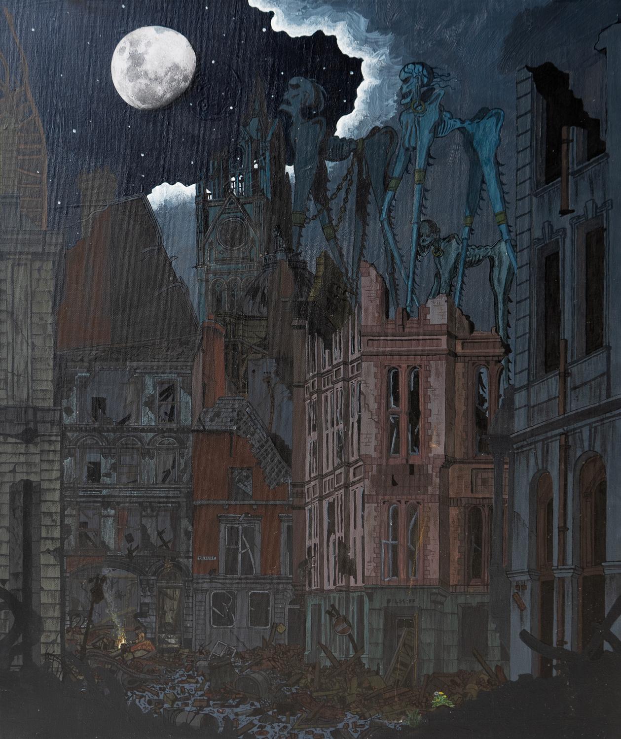 peinture dystopique anglais