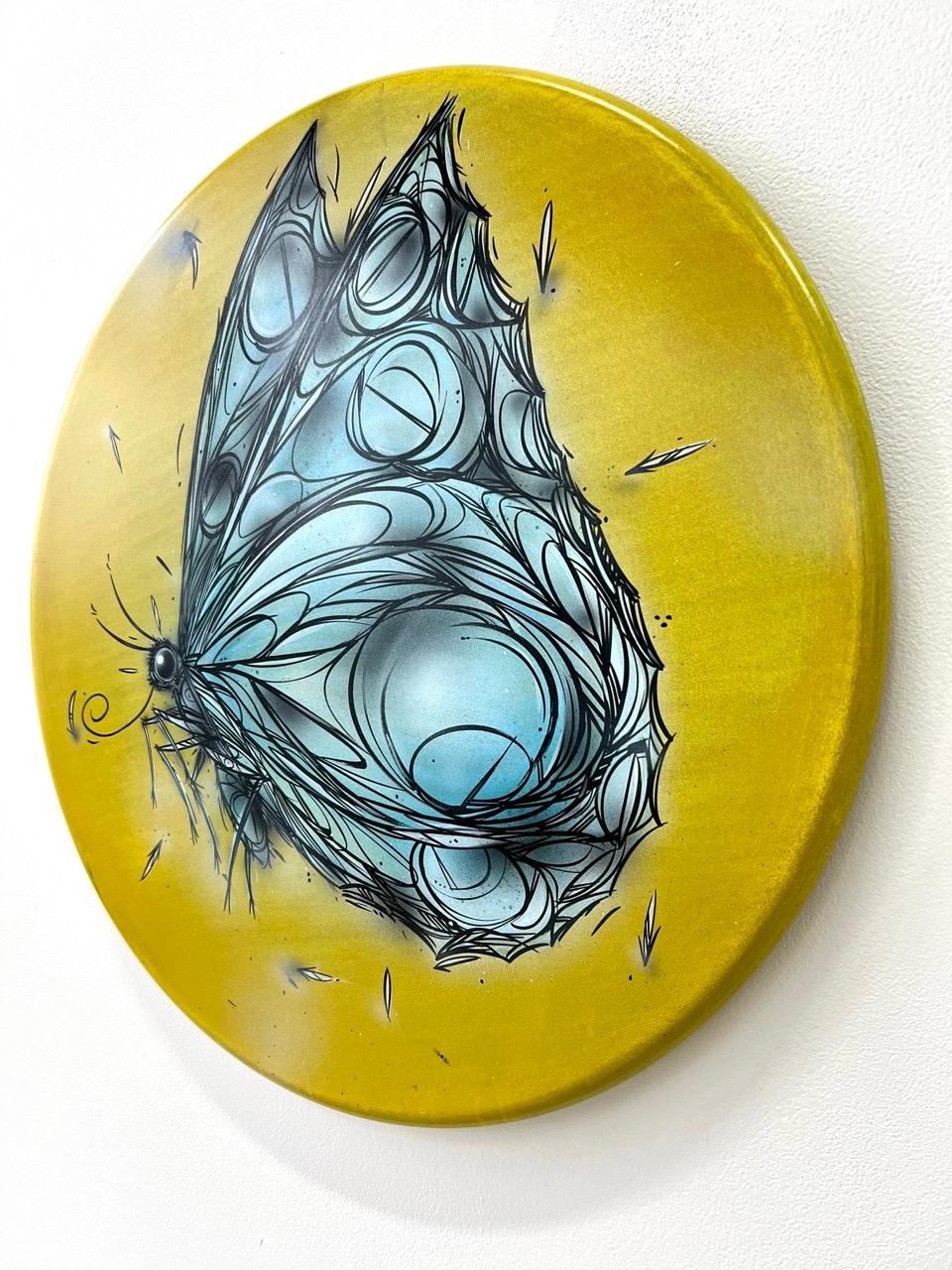 Butterfly - Painting by Dzia