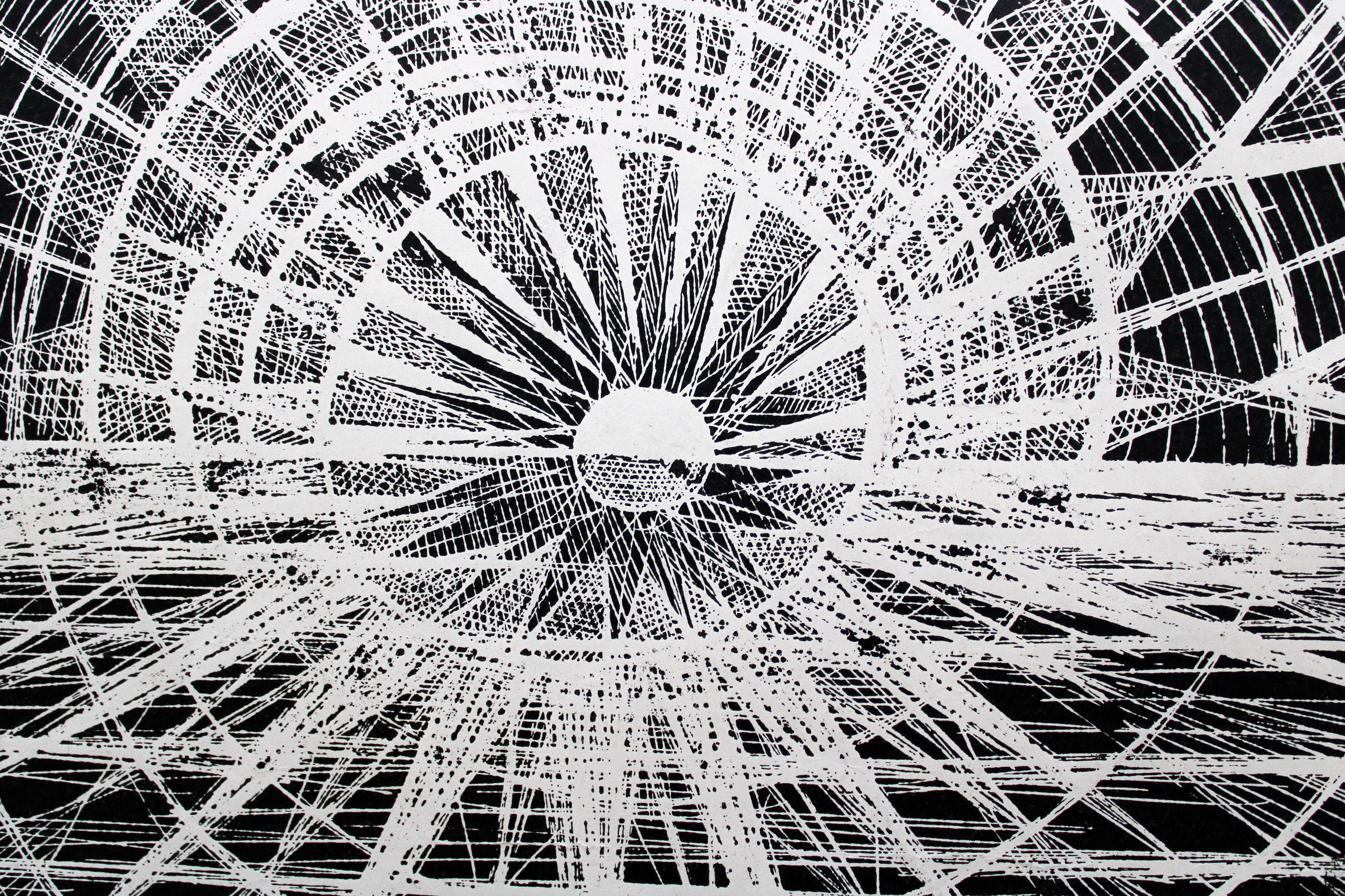 Sonnenaufgang. 1965, Papier, Radierung, 53x52 cm im Angebot 1