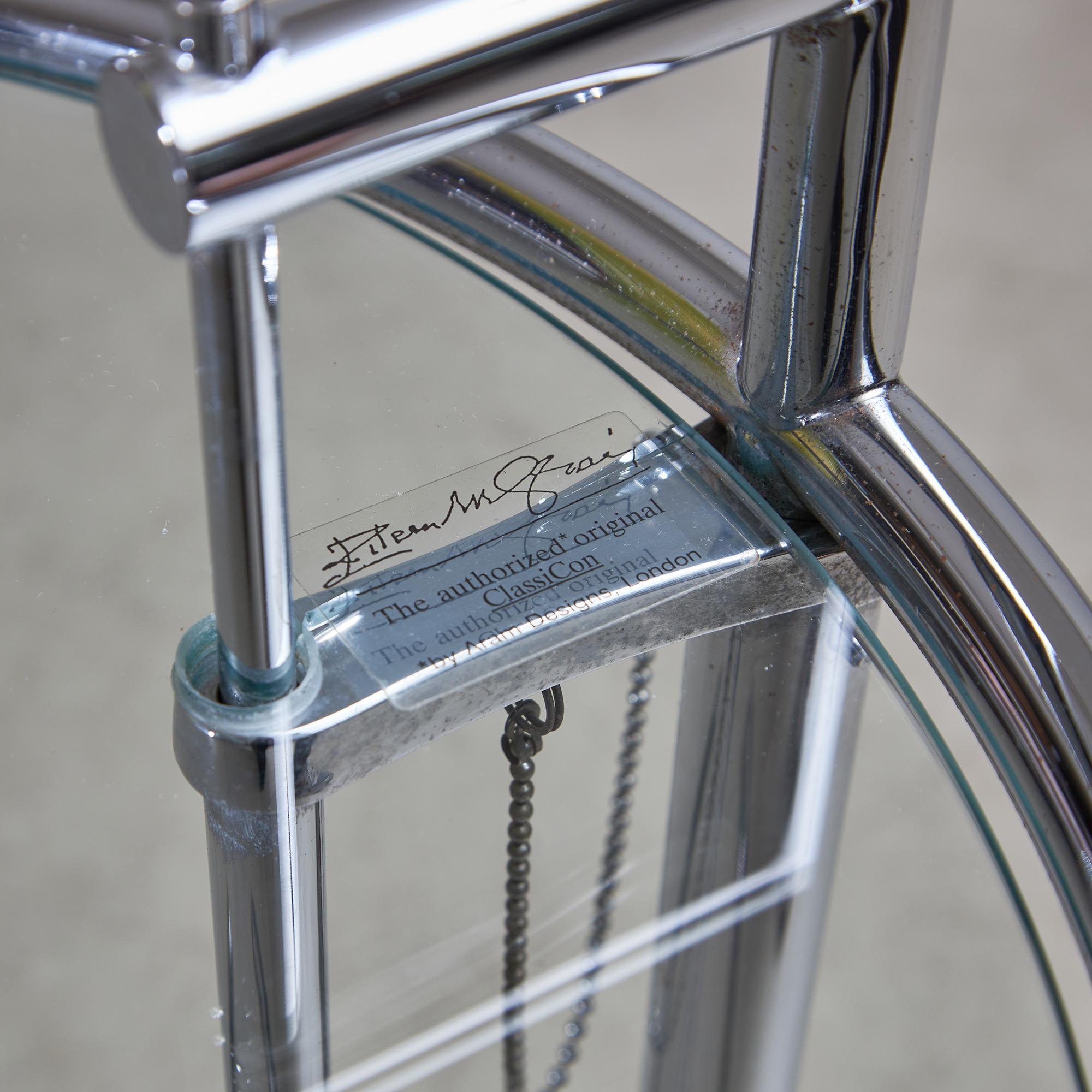 E-1027 Adjustable Table by Eileen Grey for Classicon, 1927 For Sale 7