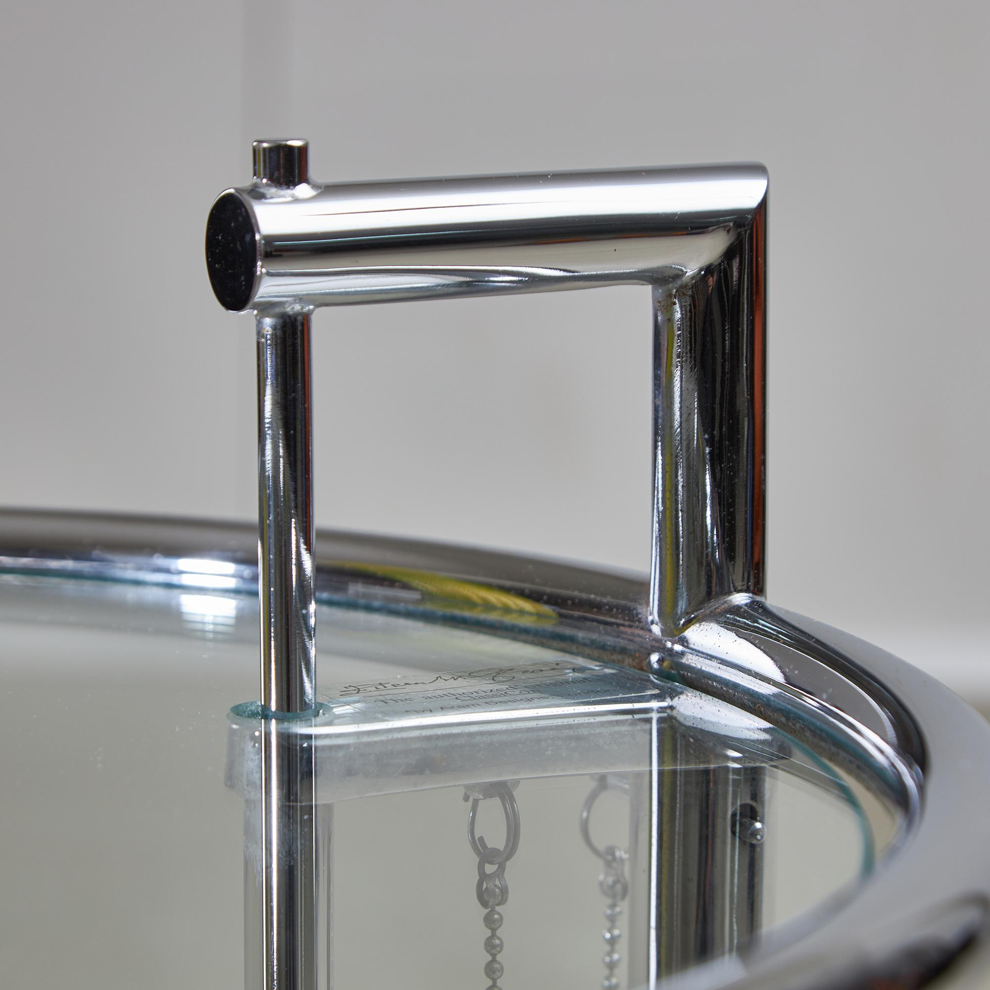 E-1027 Adjustable Table by Eileen Grey for Classicon, 1927 For Sale 9