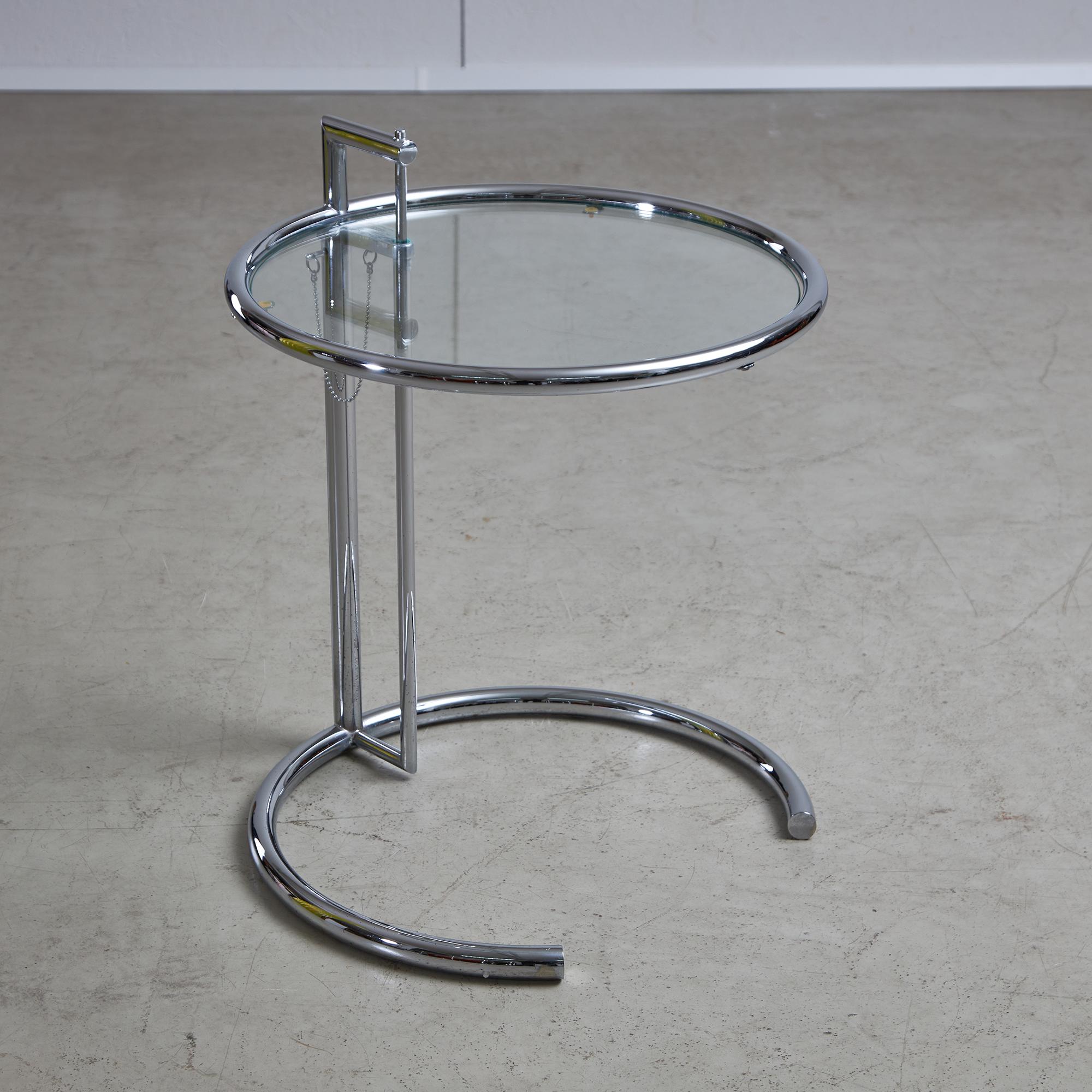 Late 20th Century E-1027 Adjustable Table by Eileen Grey for Classicon, 1927 For Sale