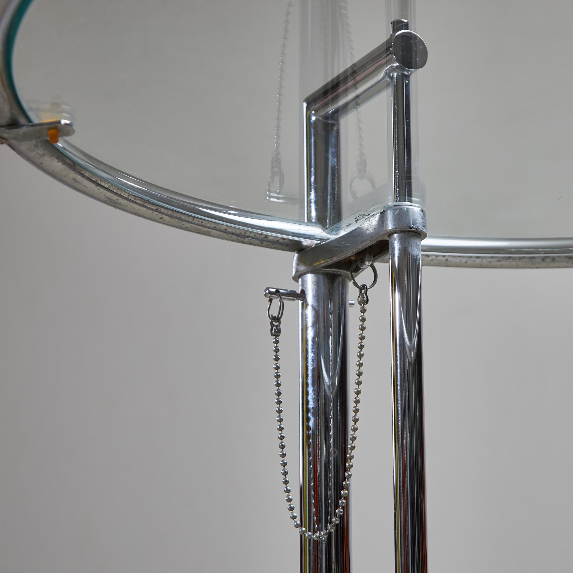 E-1027 Adjustable Table by Eileen Grey for Classicon, 1927 For Sale 2