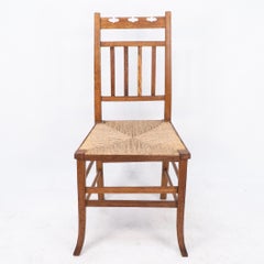 E.A. Taylor attri per Wylie & Lochhead. Una poltrona da salotto o da camera Arts & Crafts