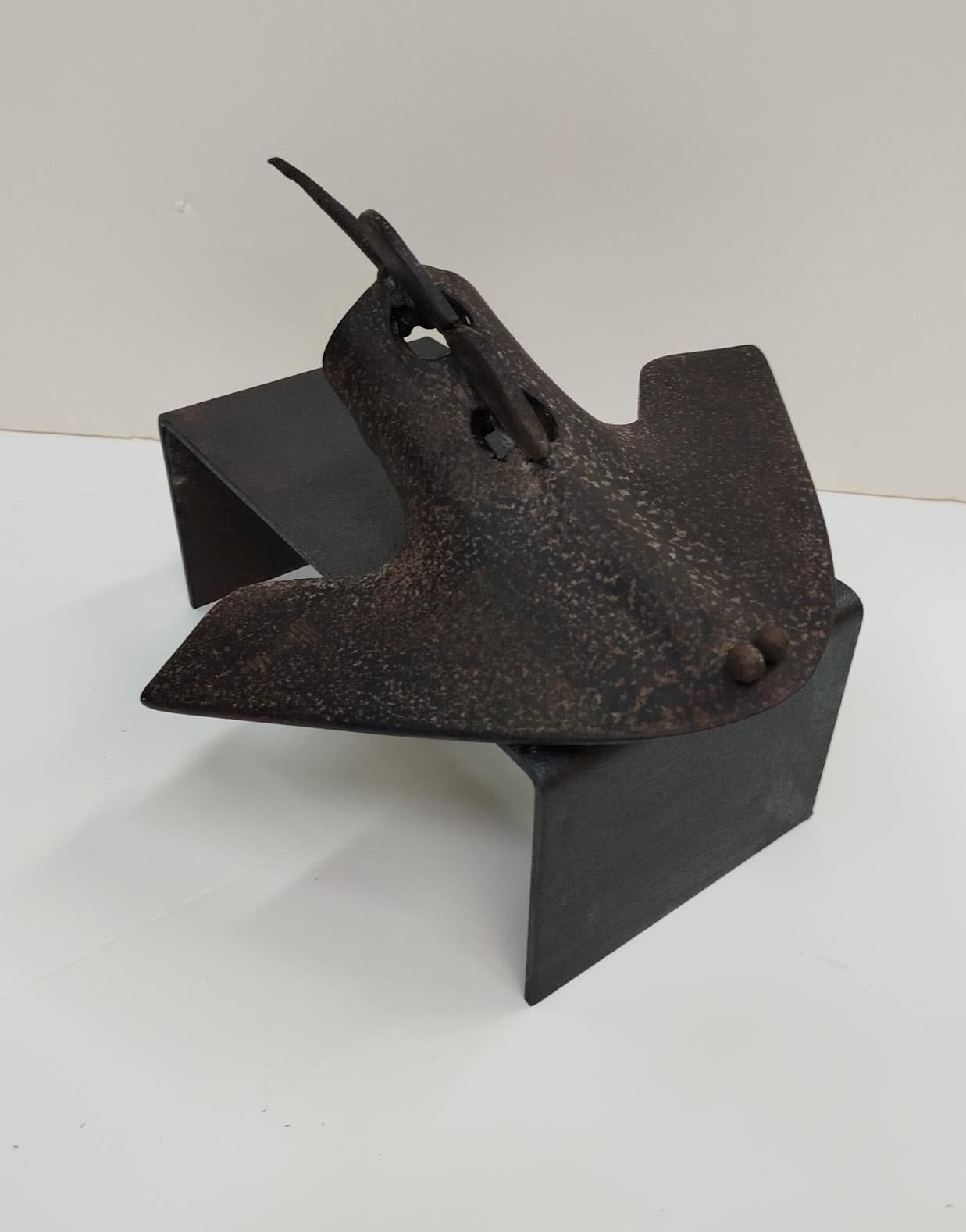 E. ALEMANY  MANTA-FISCH  Original  AM Contemporary Eisenskulptur  Tier im Angebot 1