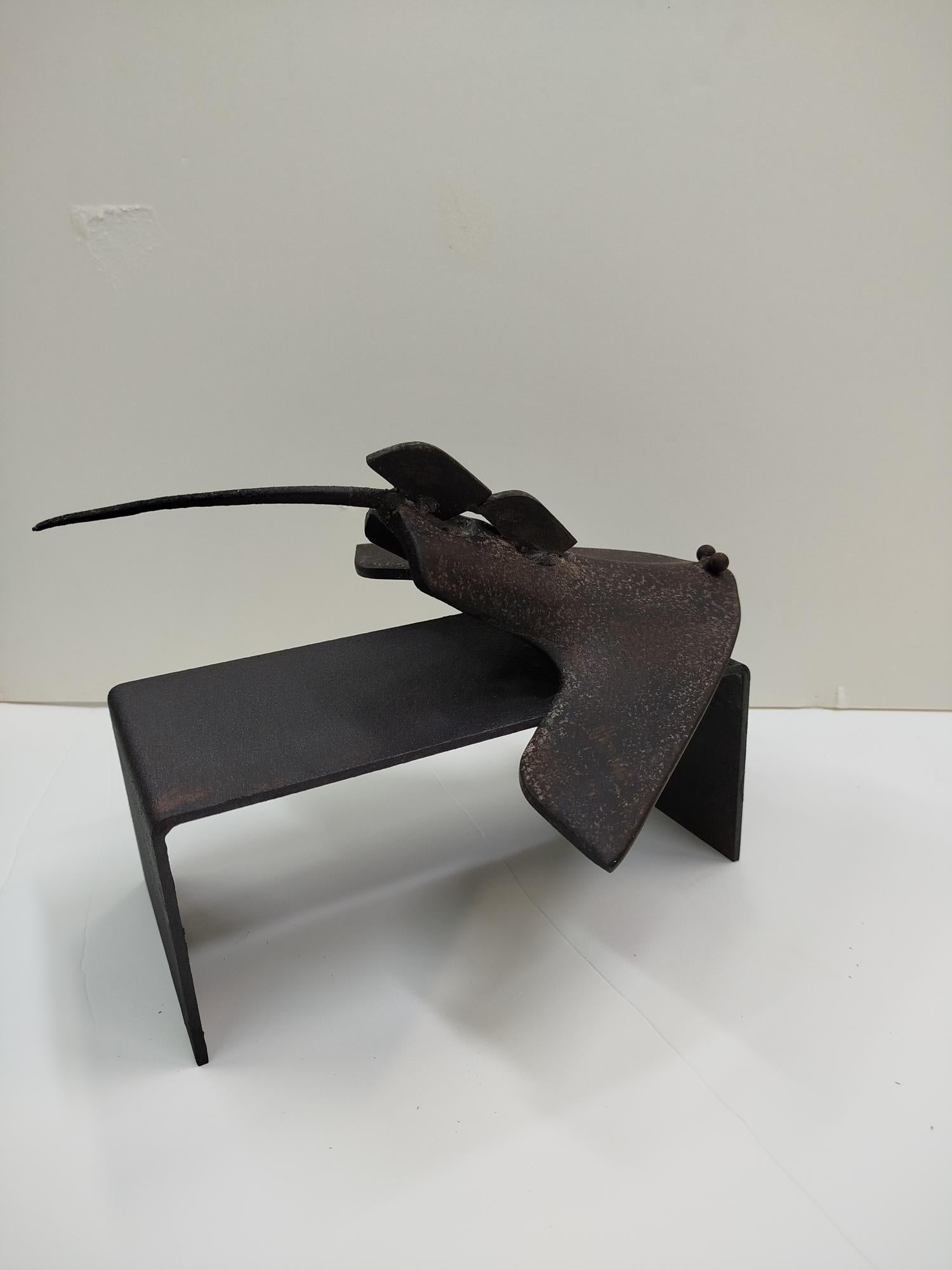 E. ALEMANY  MANTA-FISCH  Original  AM Contemporary Eisenskulptur  Tier im Angebot 3